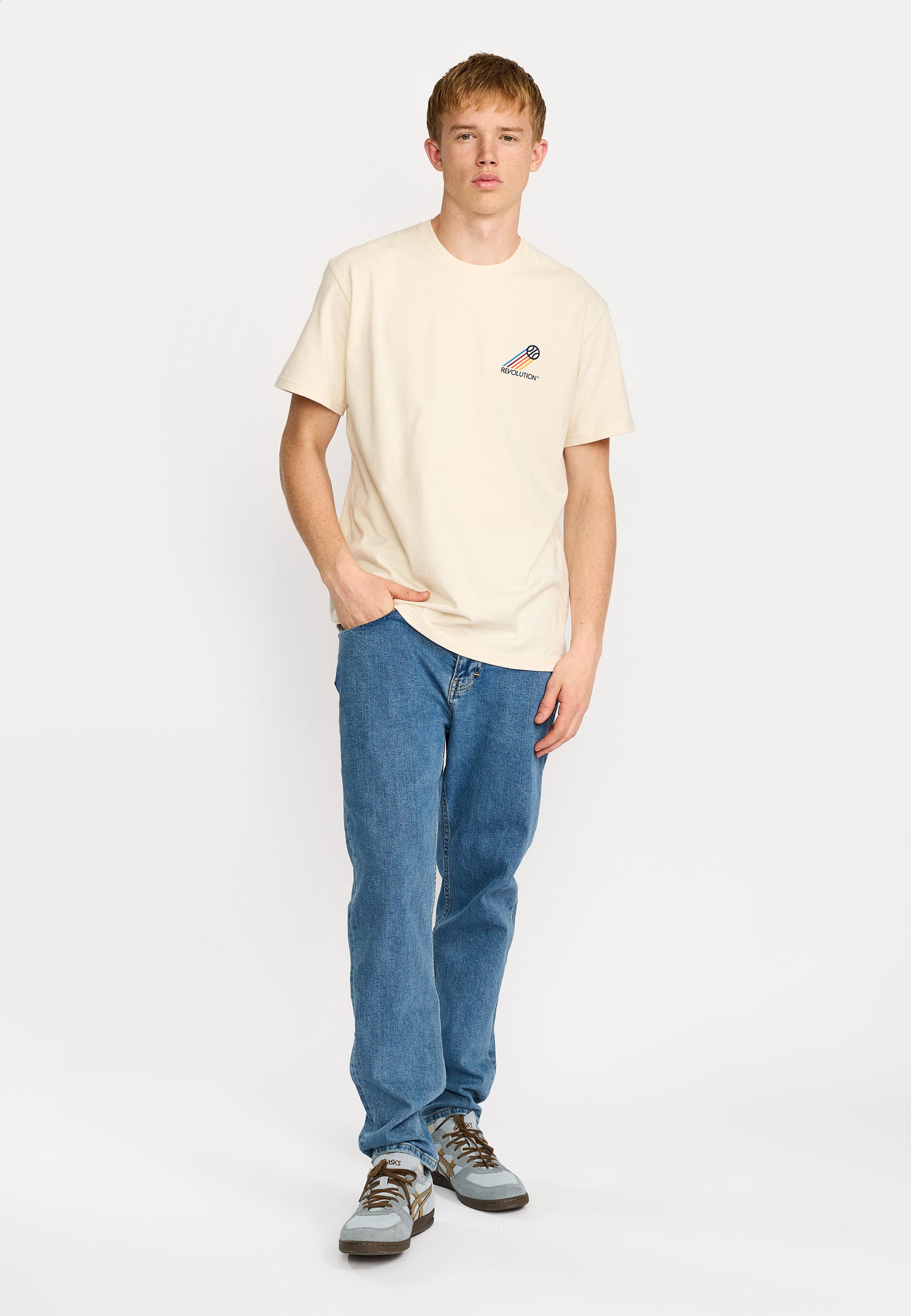 Revolution Printed T-shirt T-Shirts Offwhite
