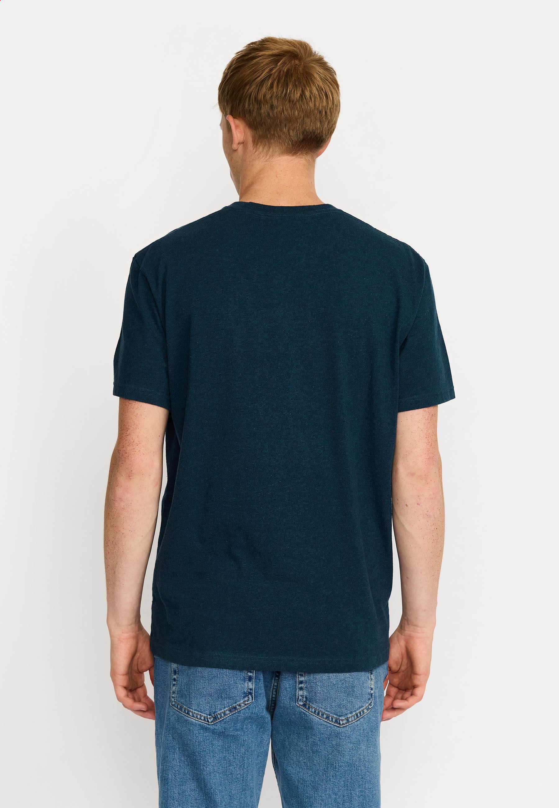 Revolution Printed T-shirt T-Shirts Black-melange