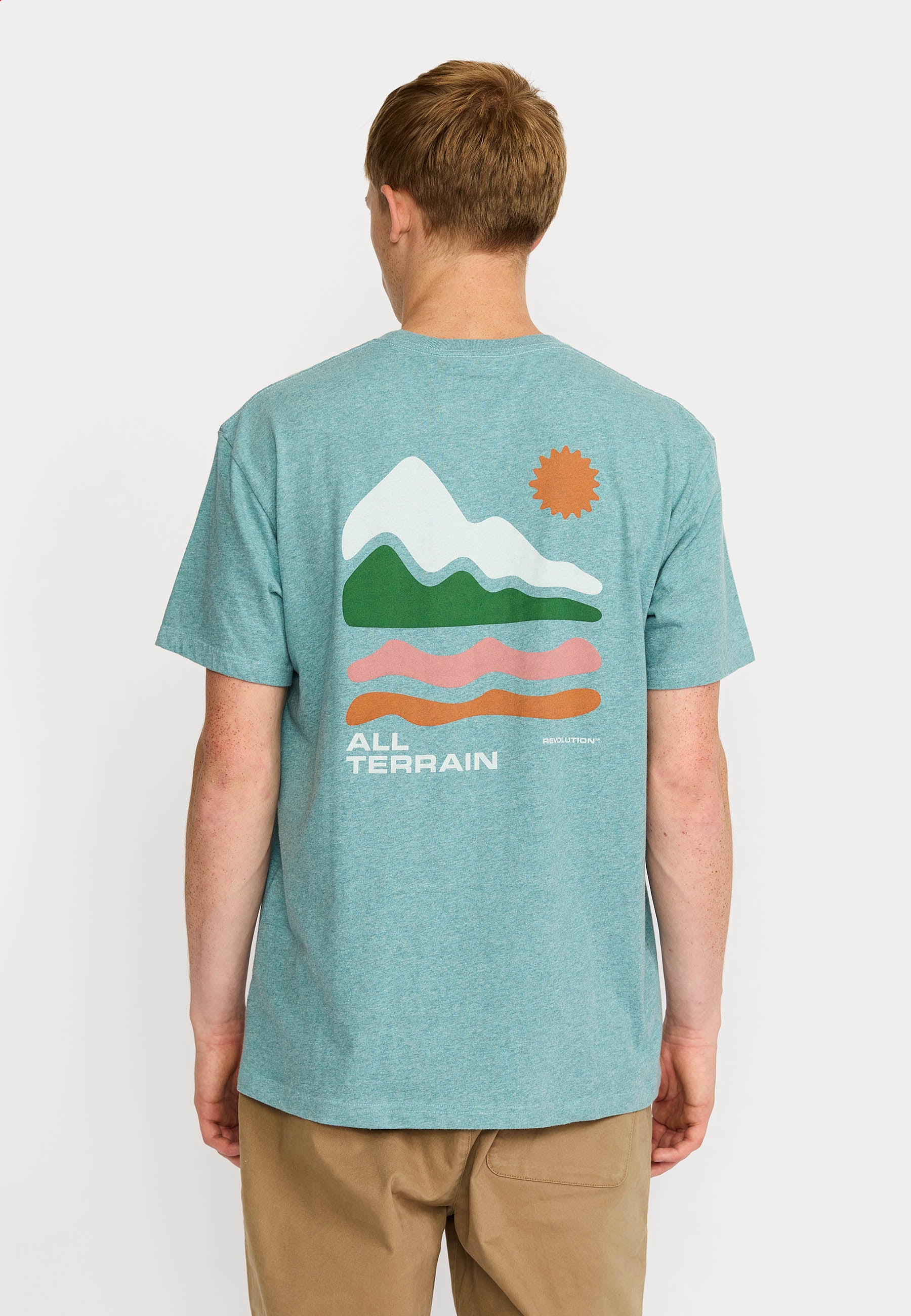 Revolution Printed T-shirt T-Shirts Turquoise