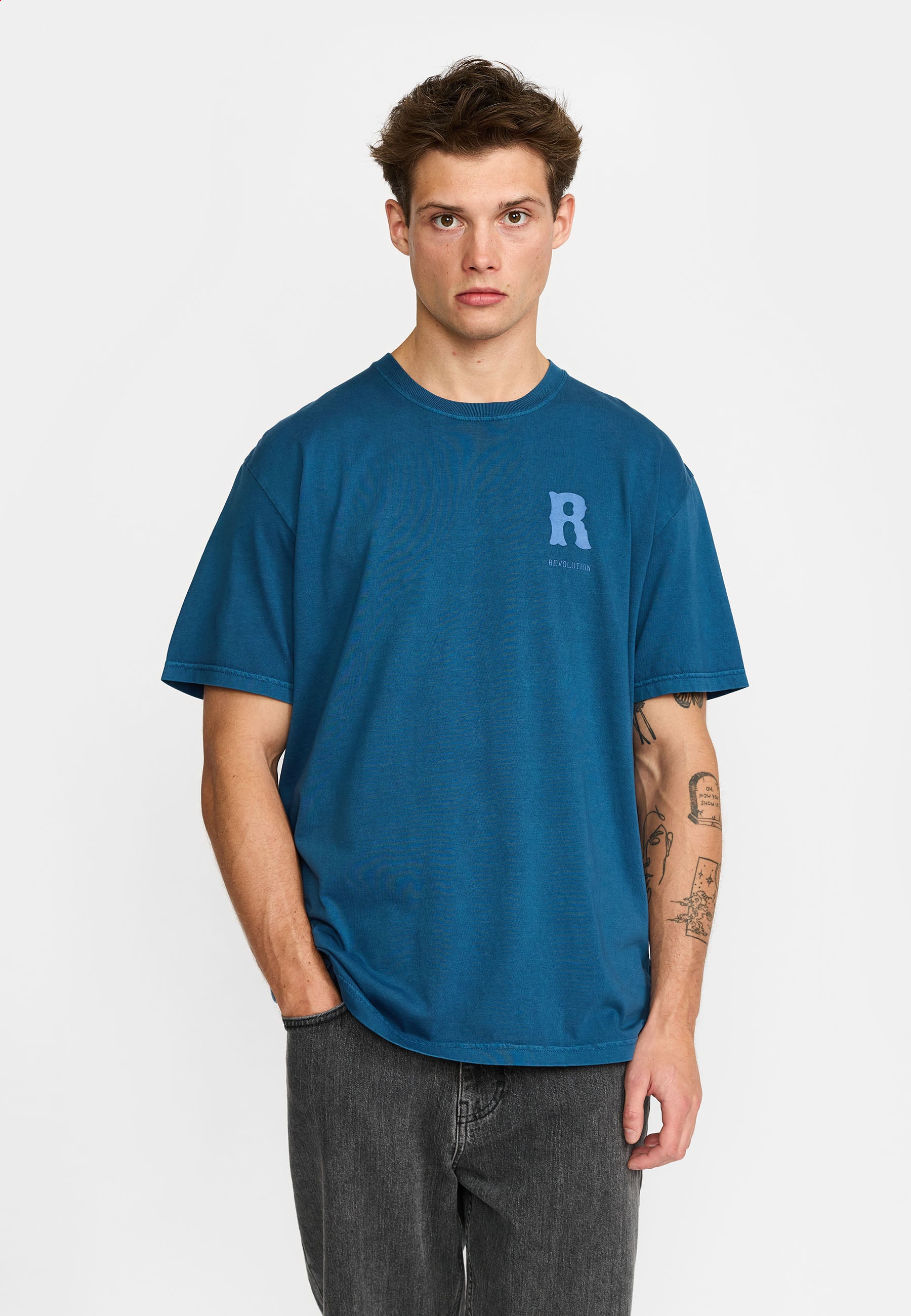 Revolution Printed T-shirt T-Shirts Darkpetrol