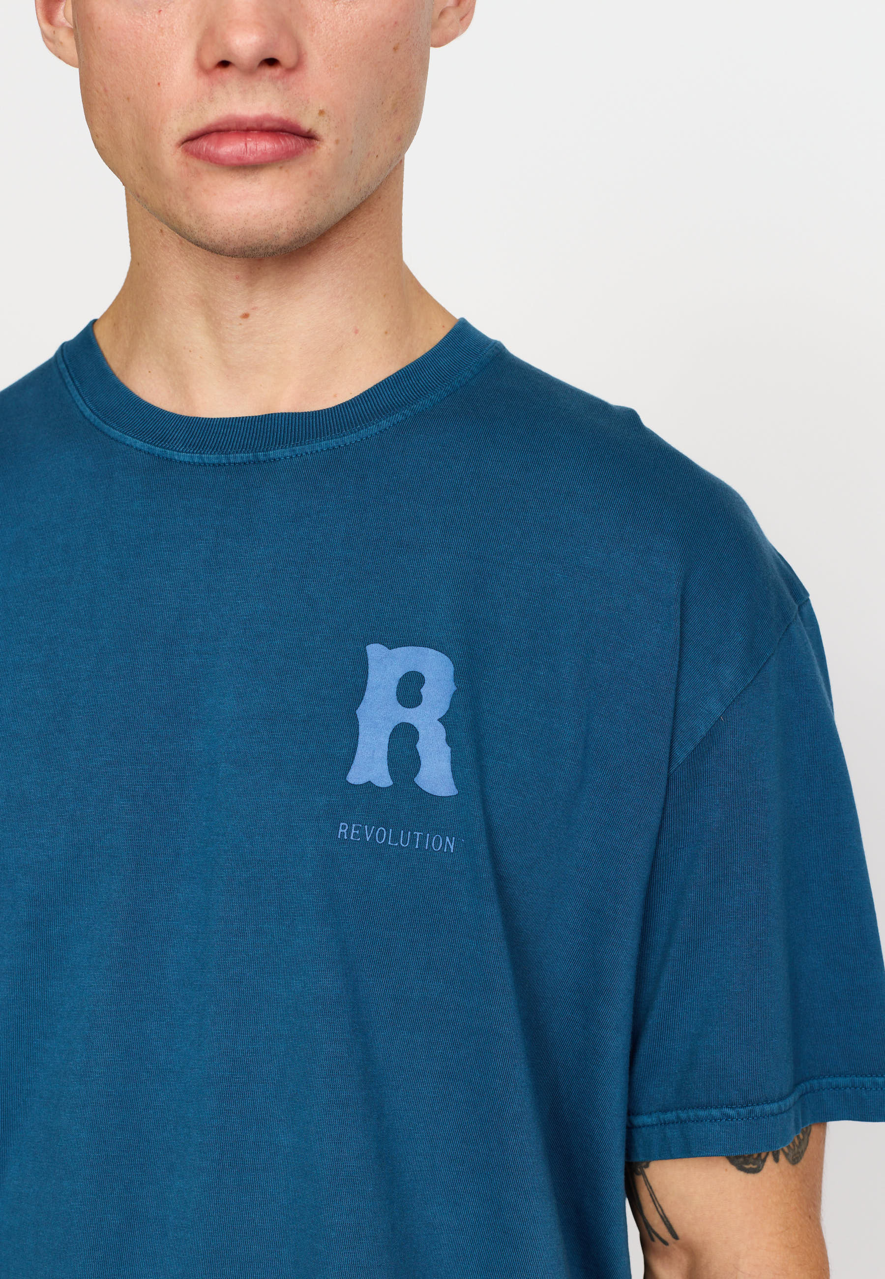 Revolution Printed T-shirt T-Shirts Darkpetrol