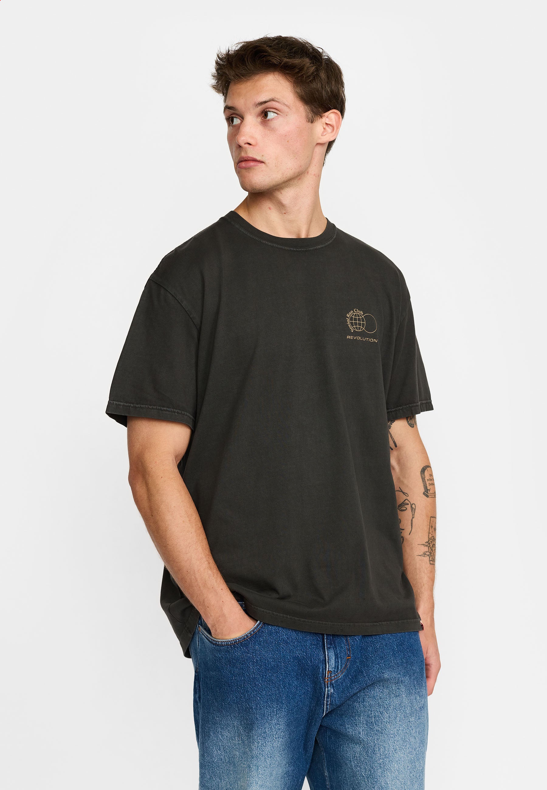Revolution Printed T-shirt T-Shirts Black
