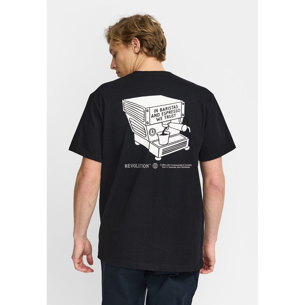 Revolution Printed T-shirt T-Shirts Black