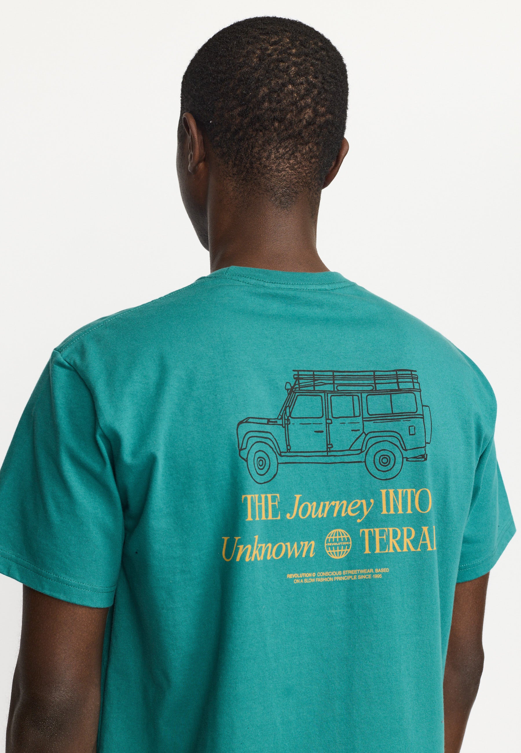 Revolution Printed T-shirt T-Shirts Petrol