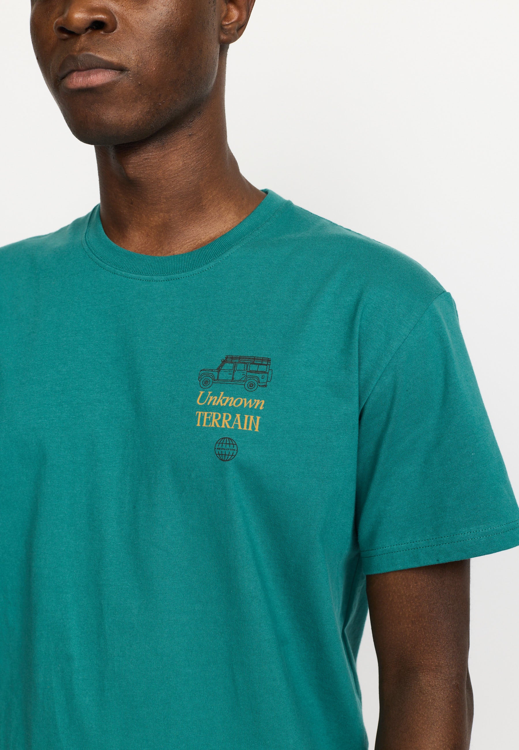 Revolution Printed T-shirt T-Shirts Petrol