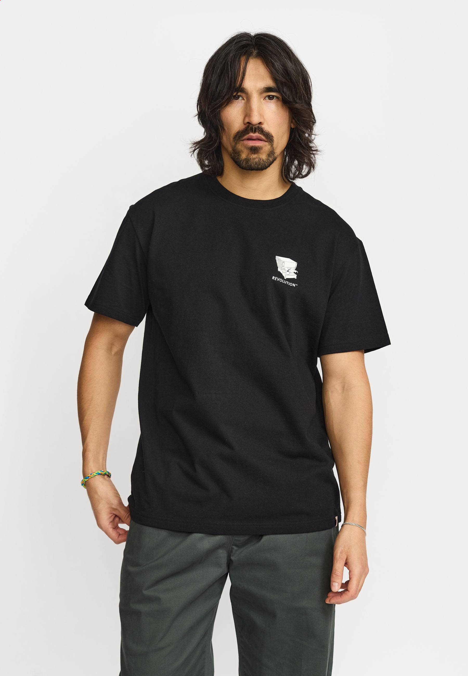 Revolution Printed T-shirt T-Shirts Black