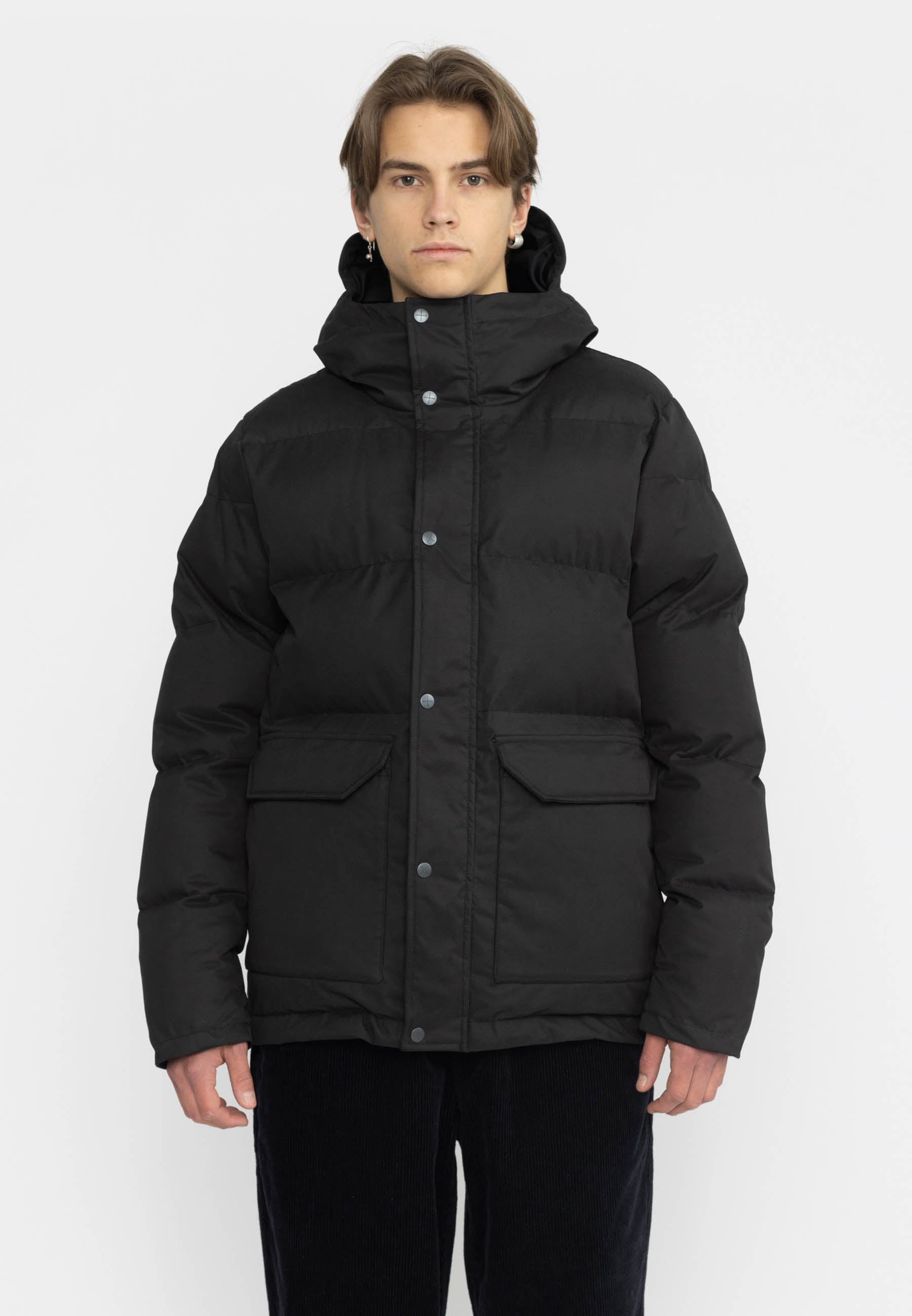 Revolution Puffer Jacket Winter Outerwear Black