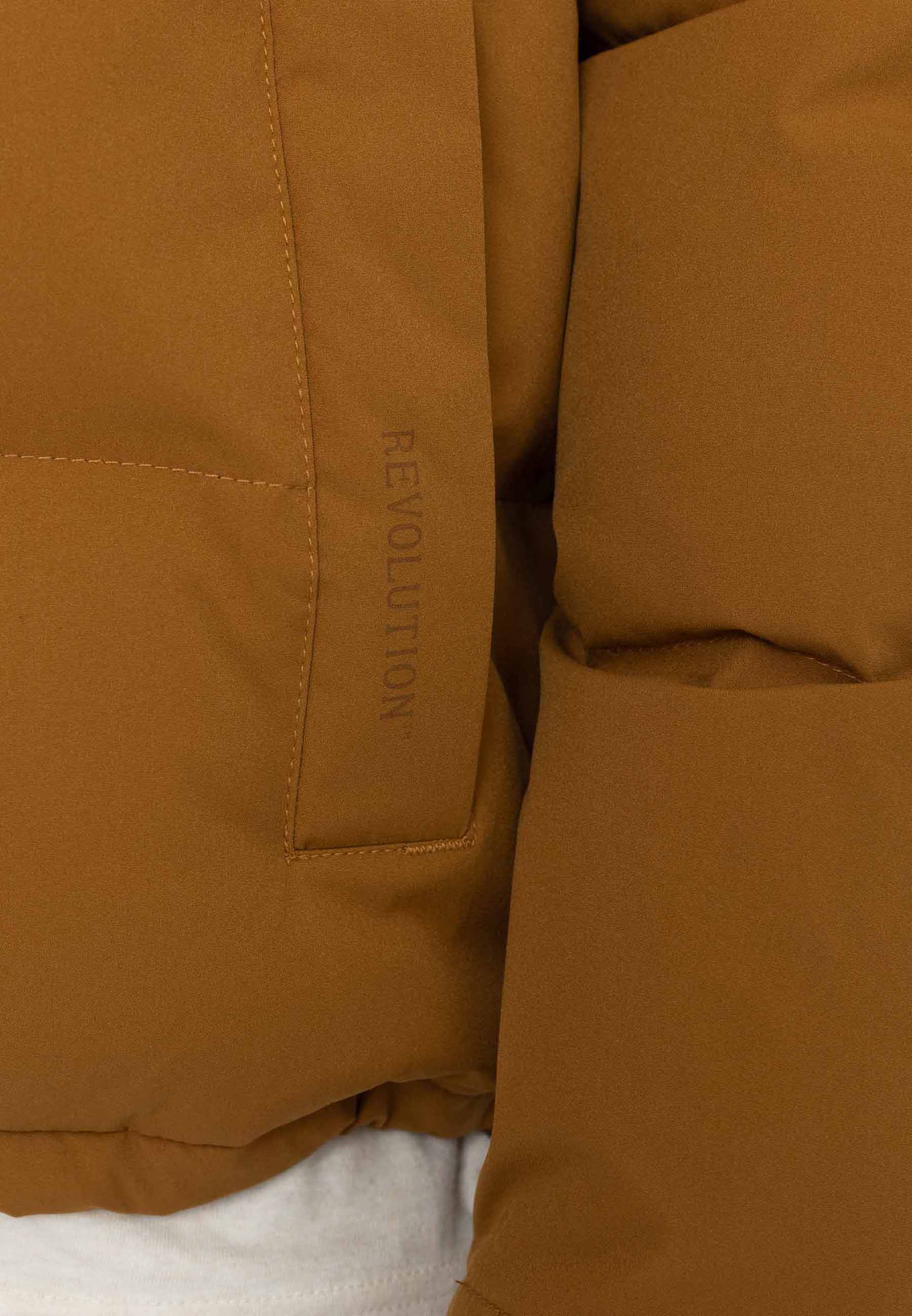 Revolution Raglan Puffer Winter Outerwear Lightbrown