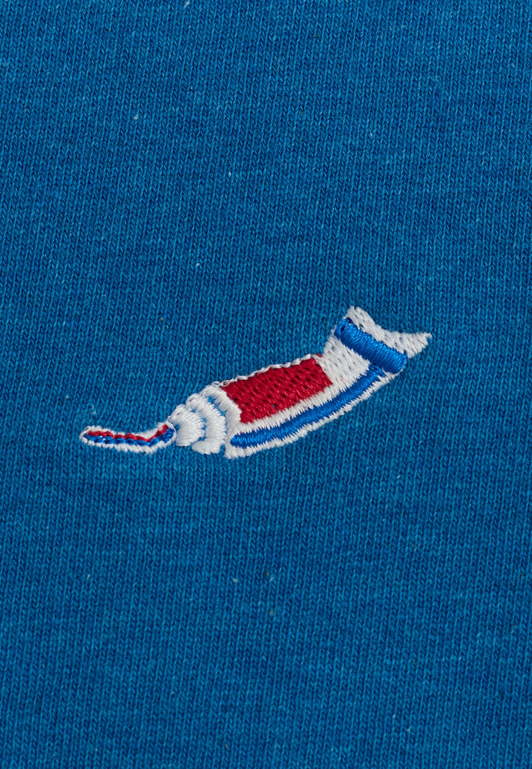 Revolution Regular Crewneck Sweatshirts Blue-melange