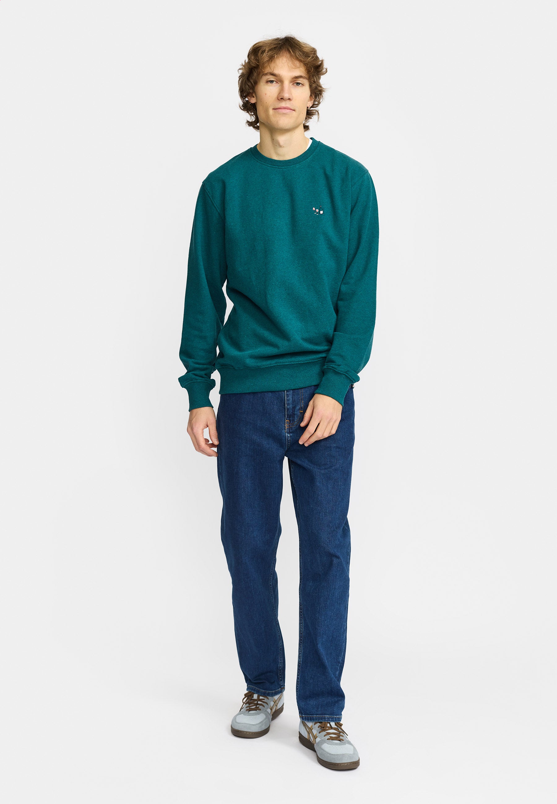 Revolution Regular Crewneck Sweatshirts Petrol