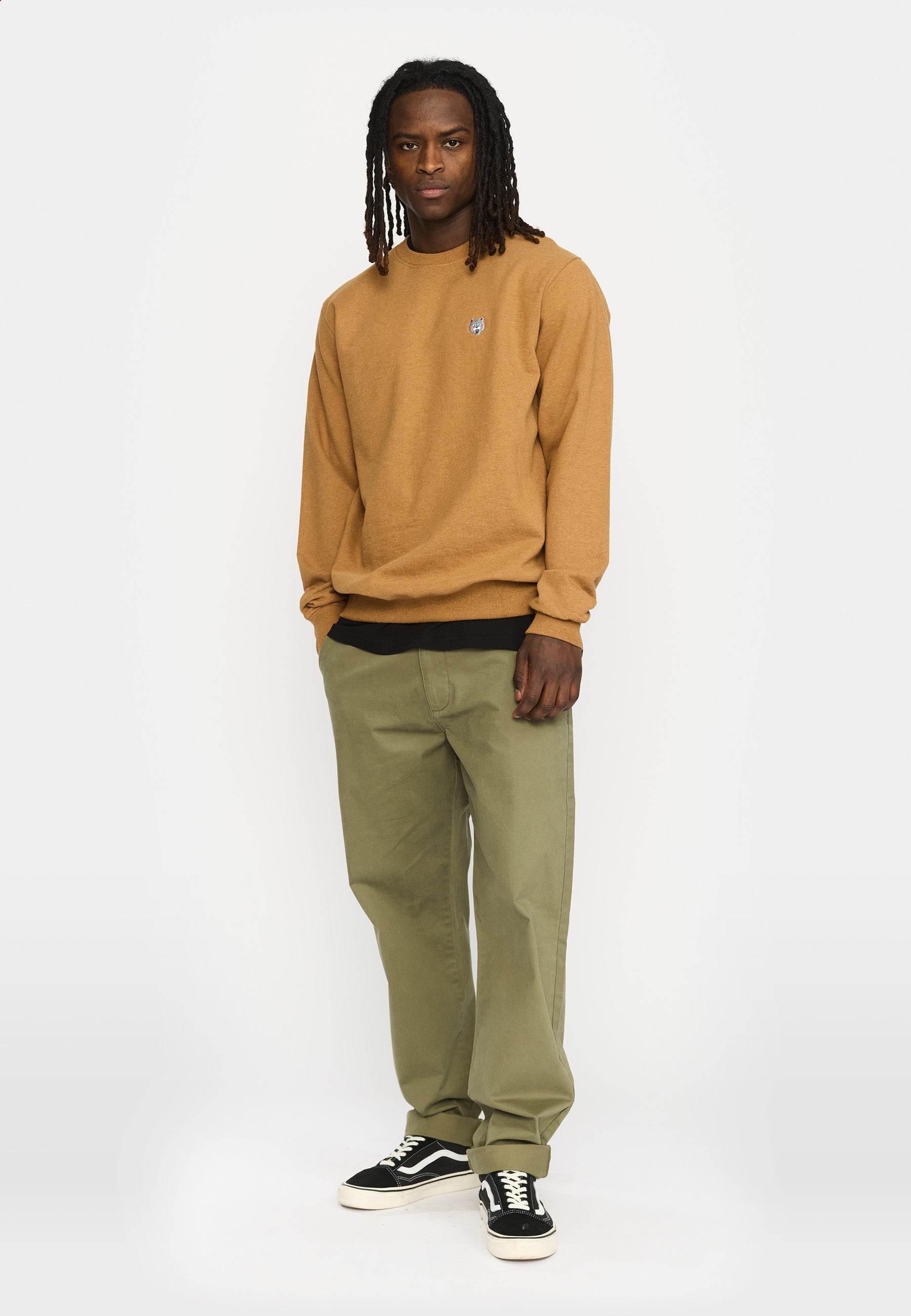 Revolution Regular Crewneck Sweatshirts Lightbrown