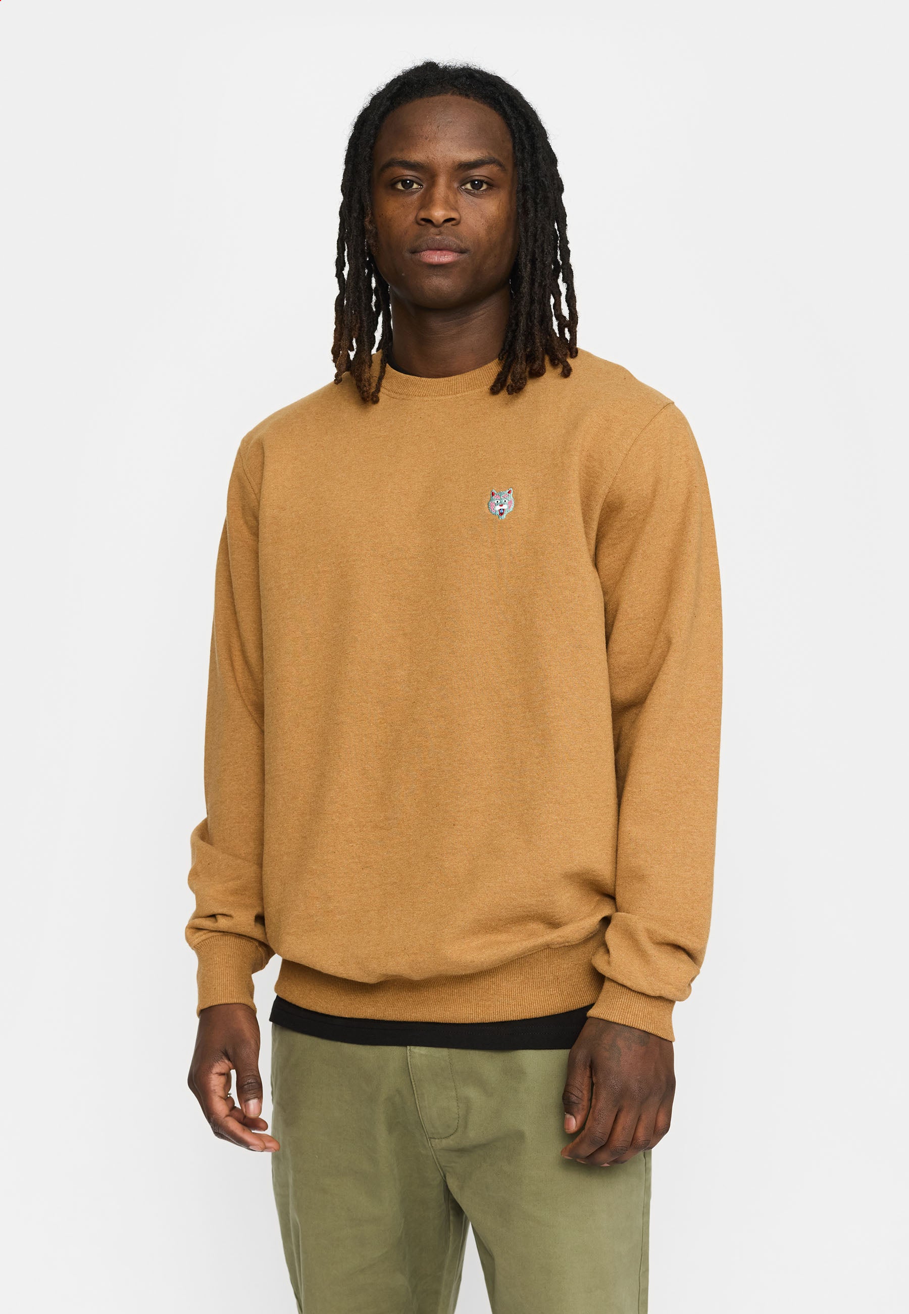 Revolution Regular Crewneck Sweatshirts Lightbrown