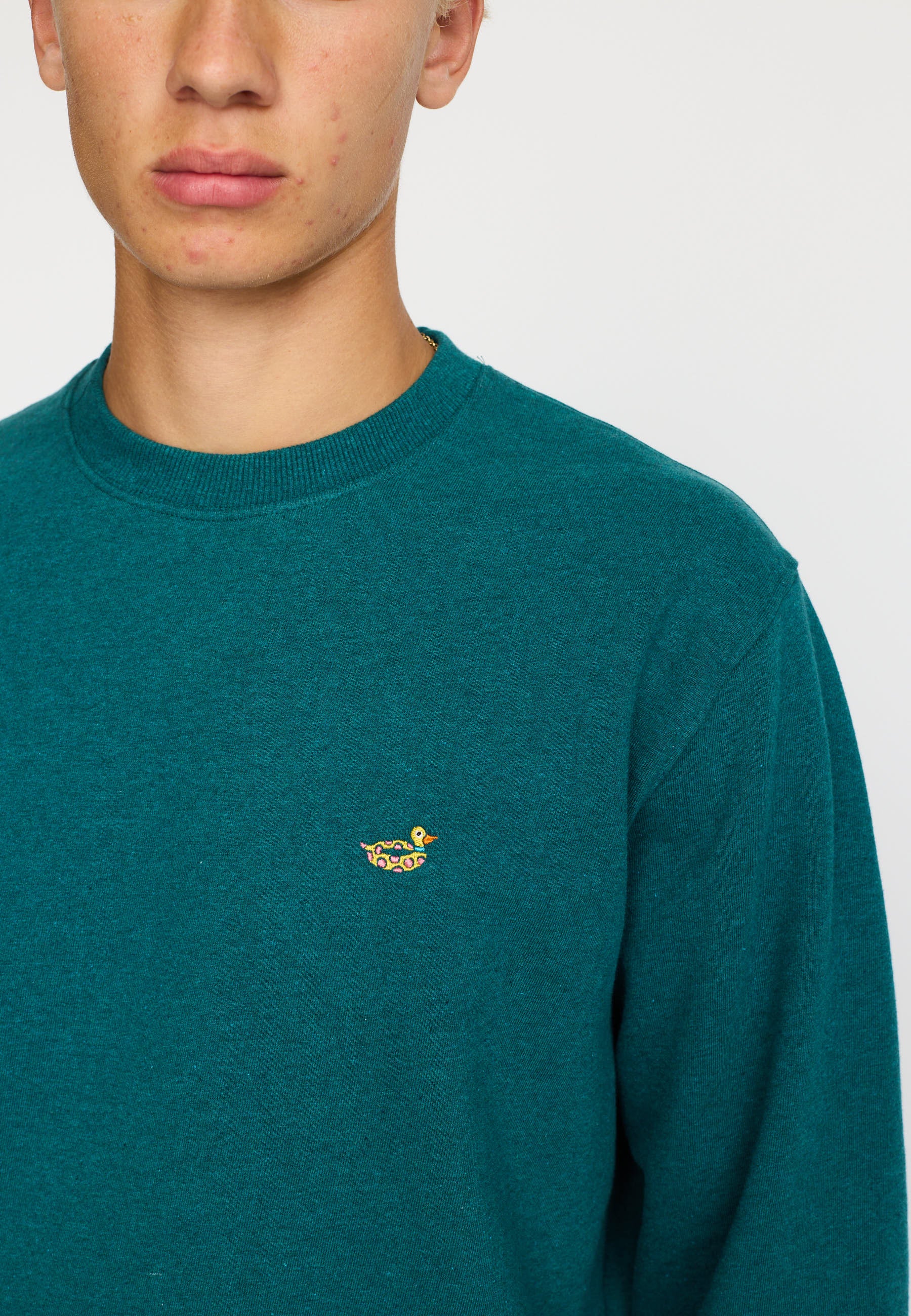 Revolution Regular Crewneck Sweatshirts Petrol