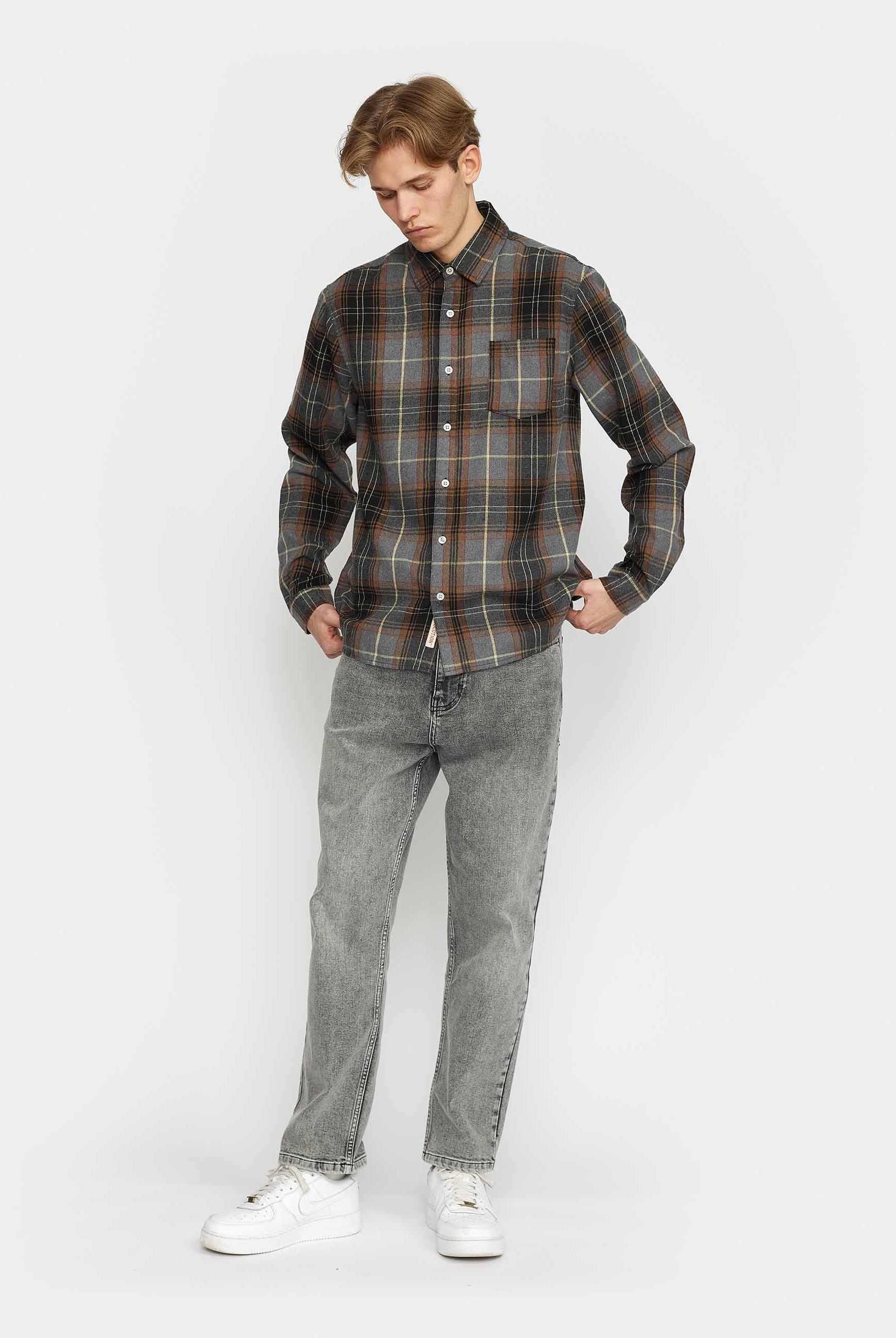 Revolution Regular Shirt Long-sleeve Shirts Black