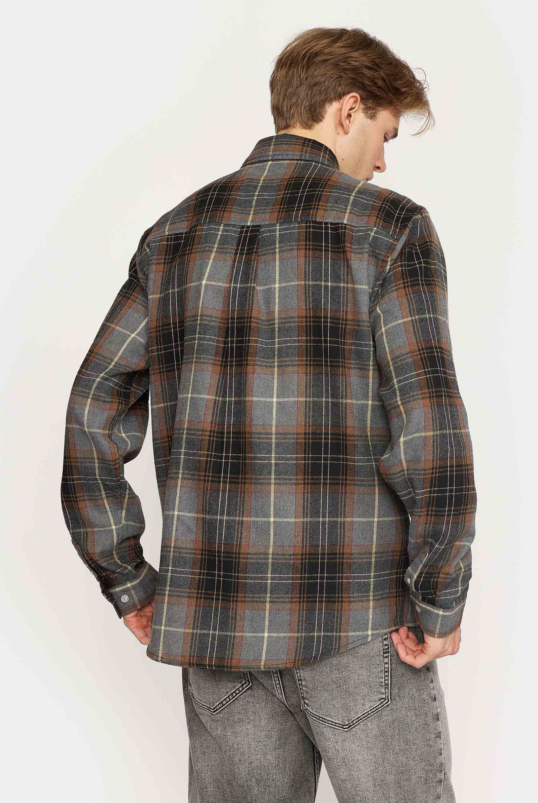 Revolution Regular Shirt Long-sleeve Shirts Black