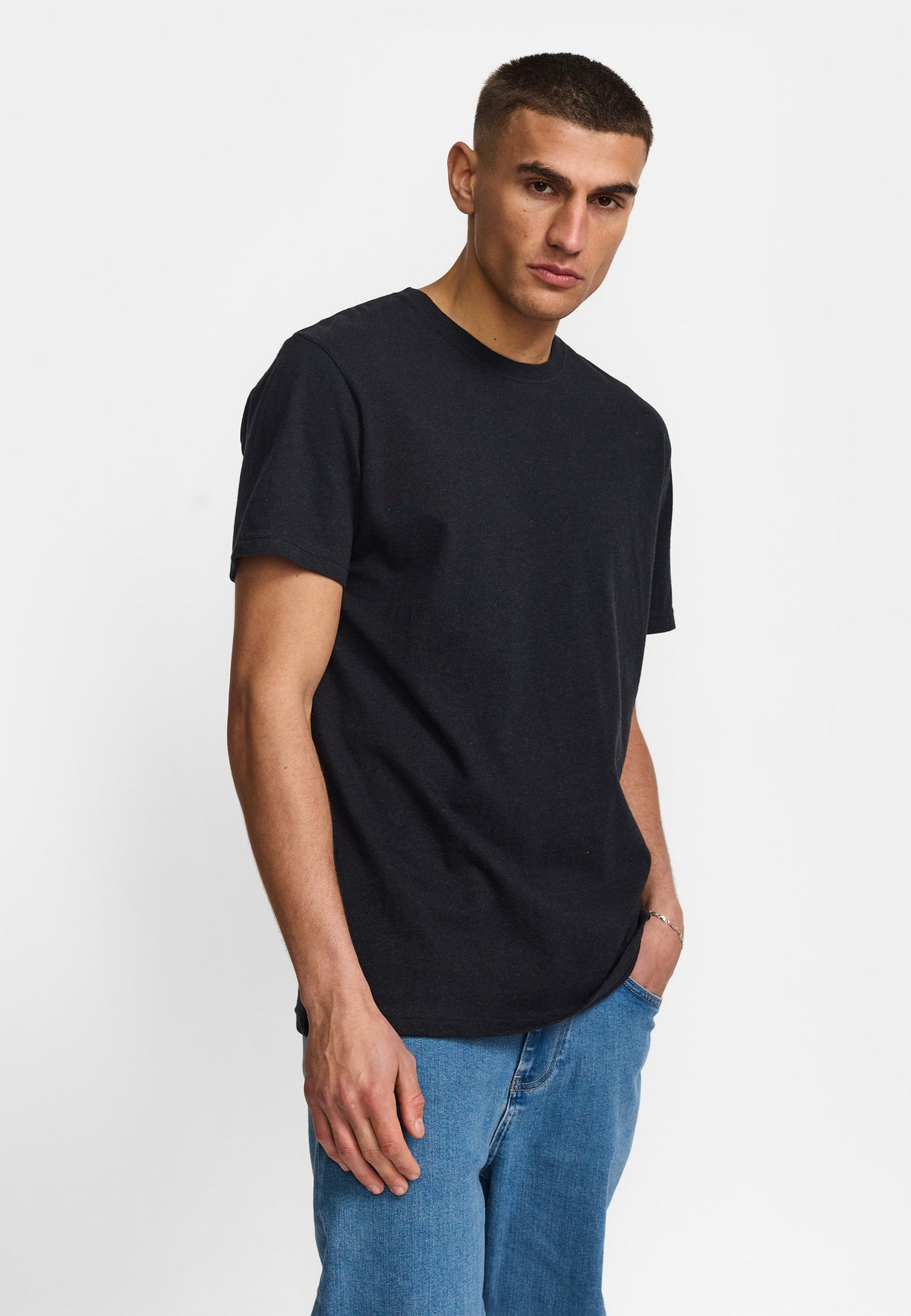 Revolution Regular T-shirt T-Shirts Black-melange