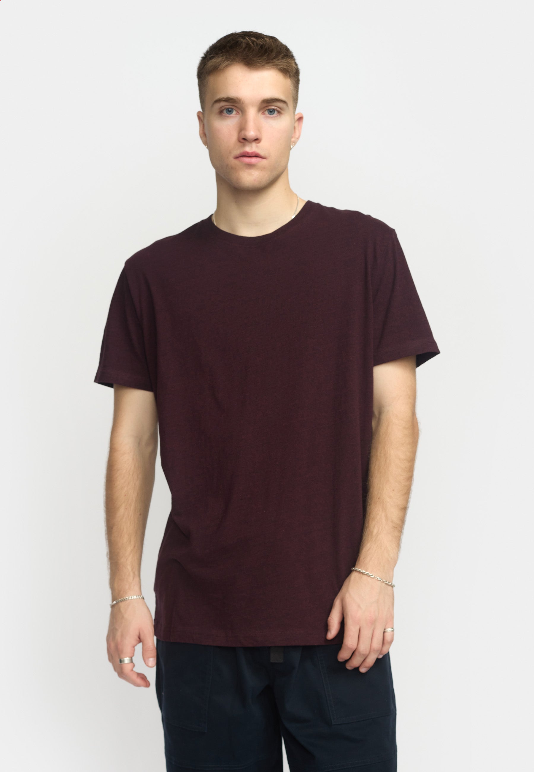Revolution Regular T-shirt T-Shirts Burgundy