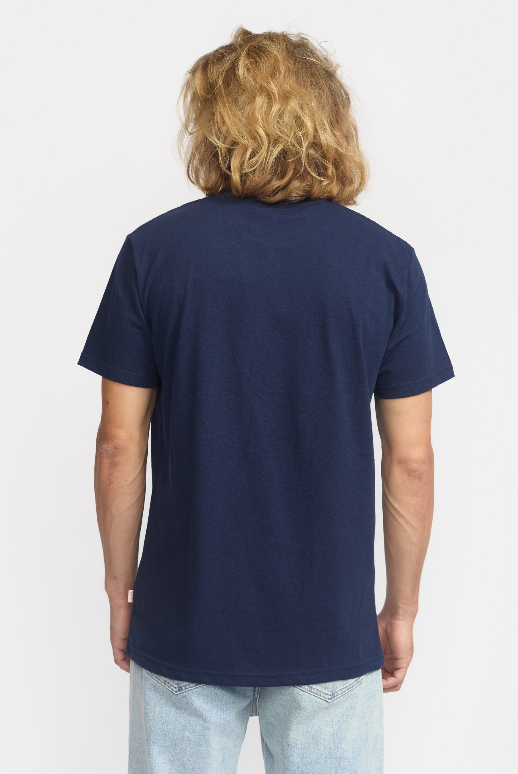 Revolution Regular T-shirt T-Shirts Navy-melange