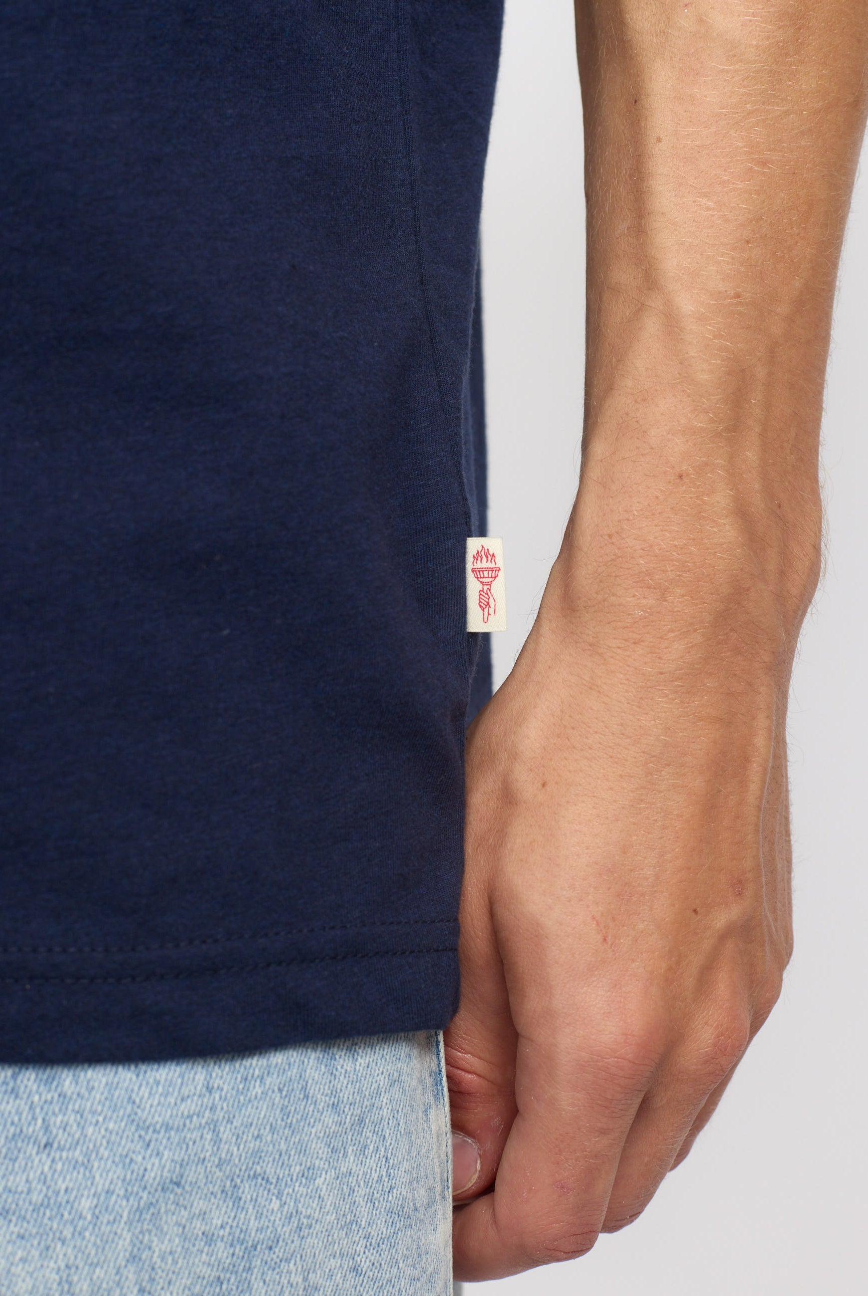 Revolution Regular T-shirt T-Shirts Navy-melange