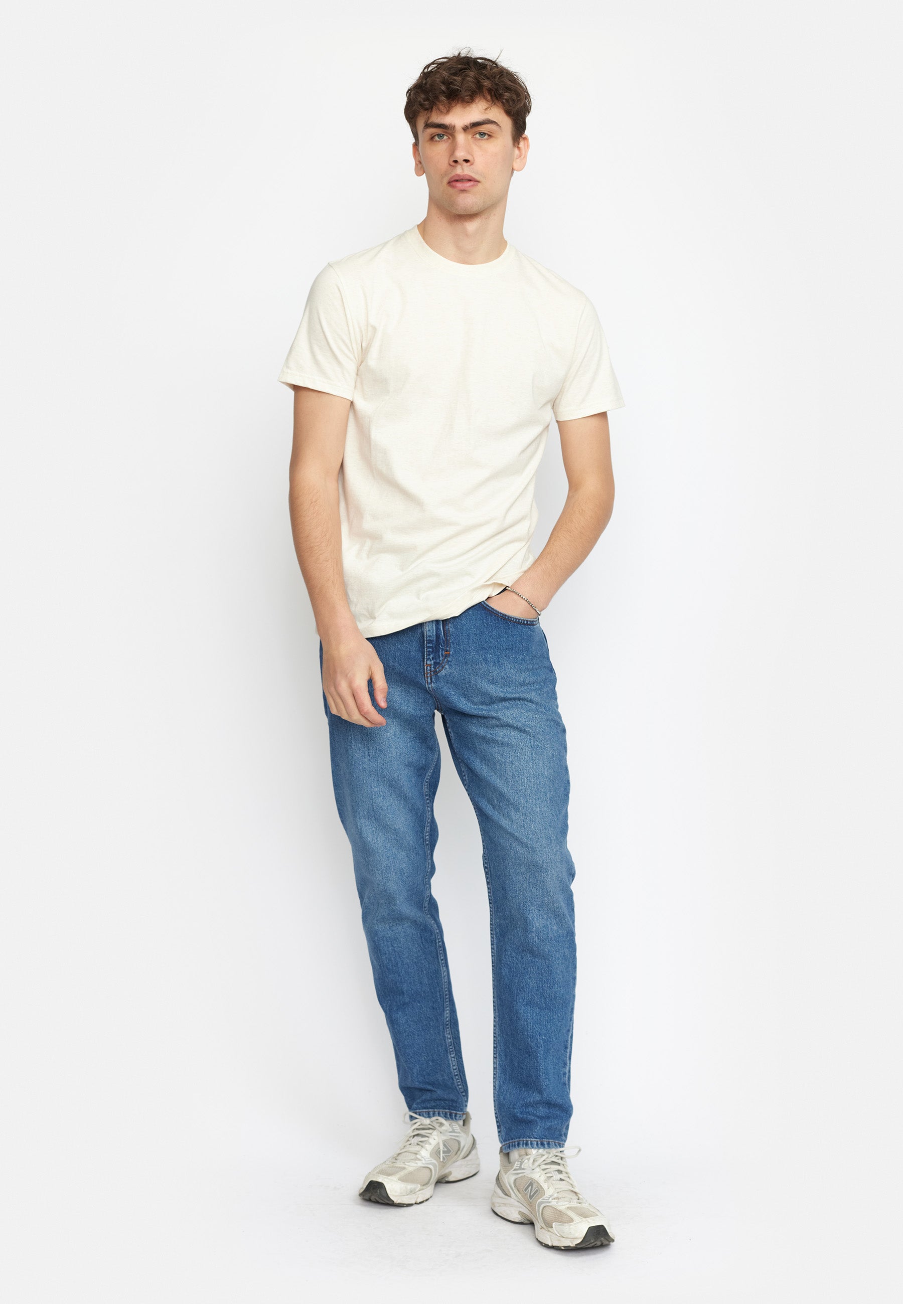 Revolution Regular T-shirt T-Shirts Offwhite-melange