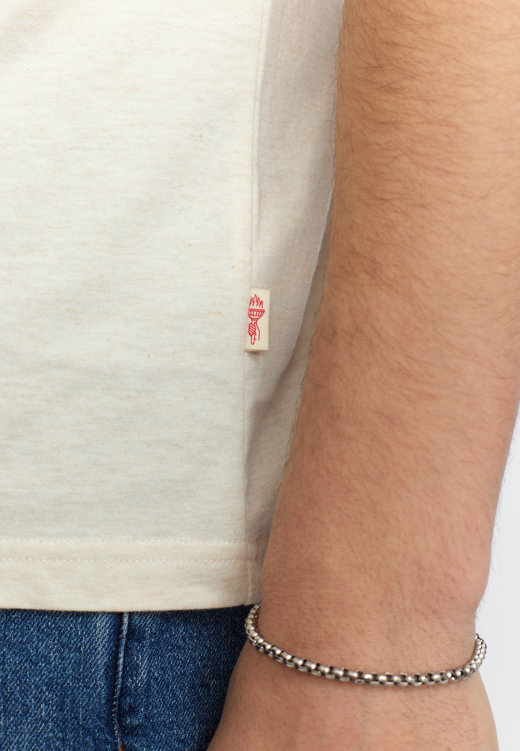 Revolution Regular T-shirt T-Shirts Offwhite-melange