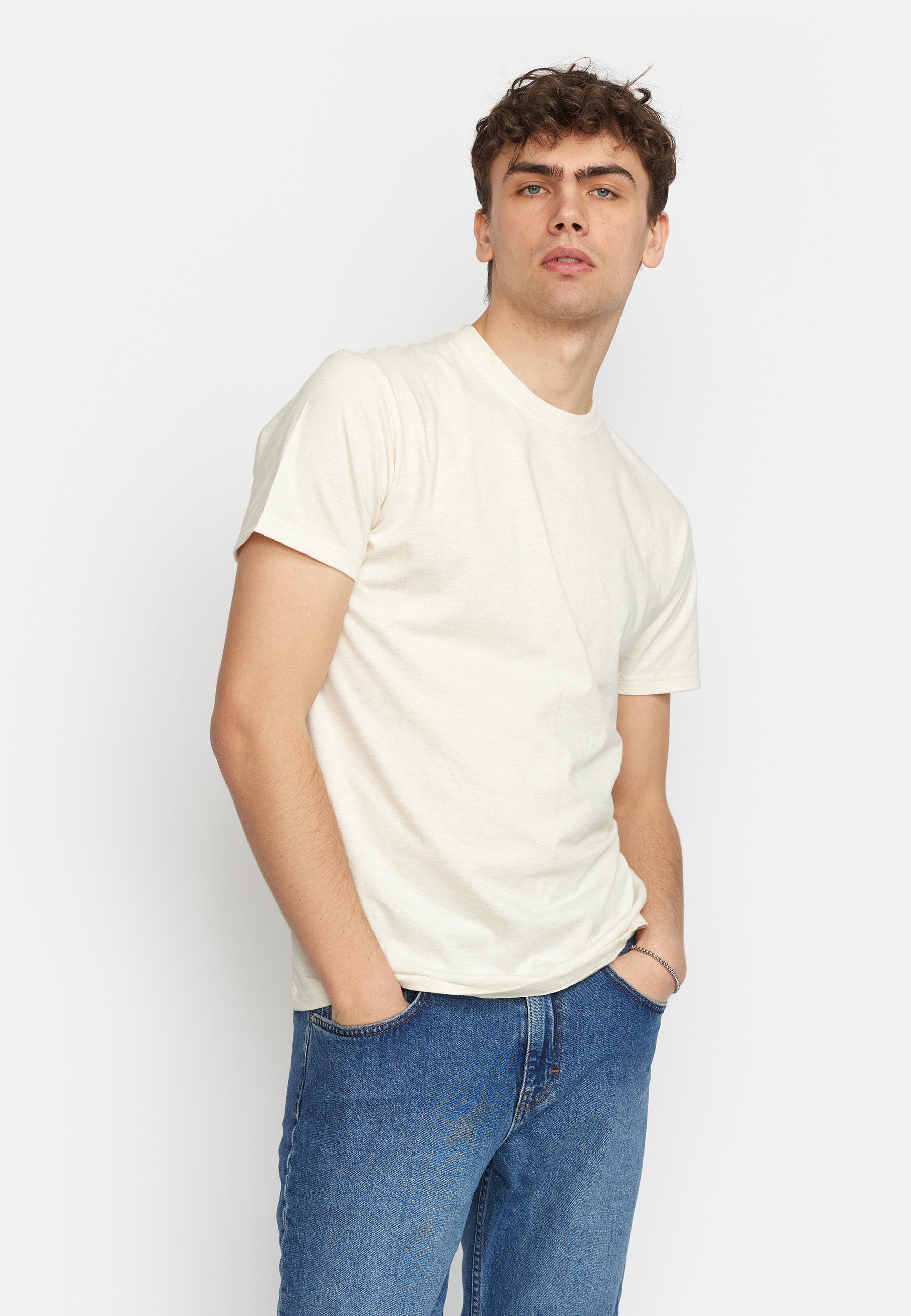 Revolution Regular T-shirt T-Shirts Offwhite-melange
