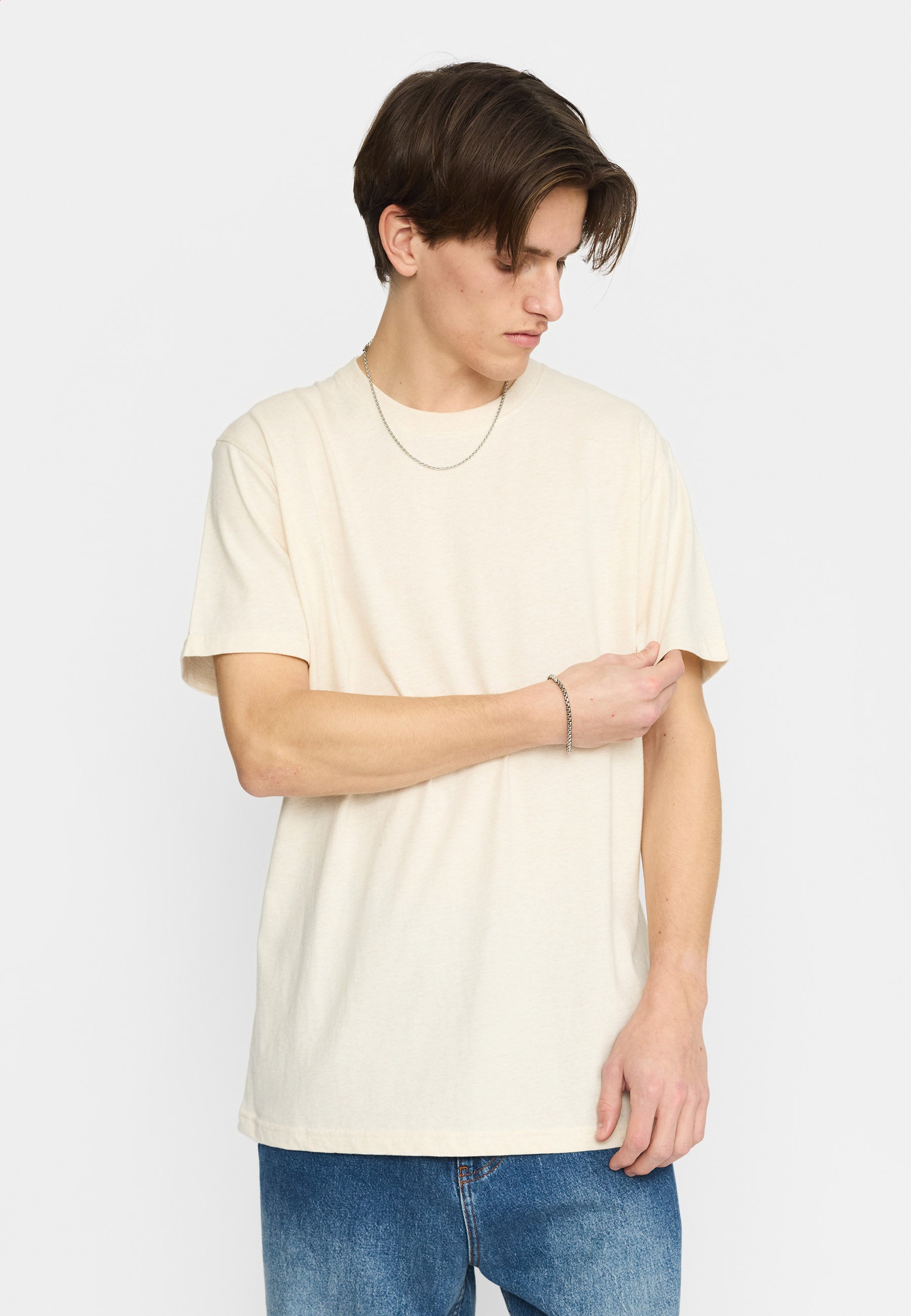Revolution Regular T-shirt T-Shirts Offwhite-melange