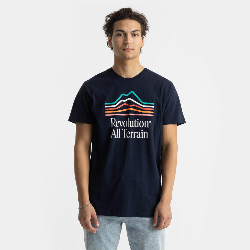 Revolution Regular T-shirt T-Shirts Navy