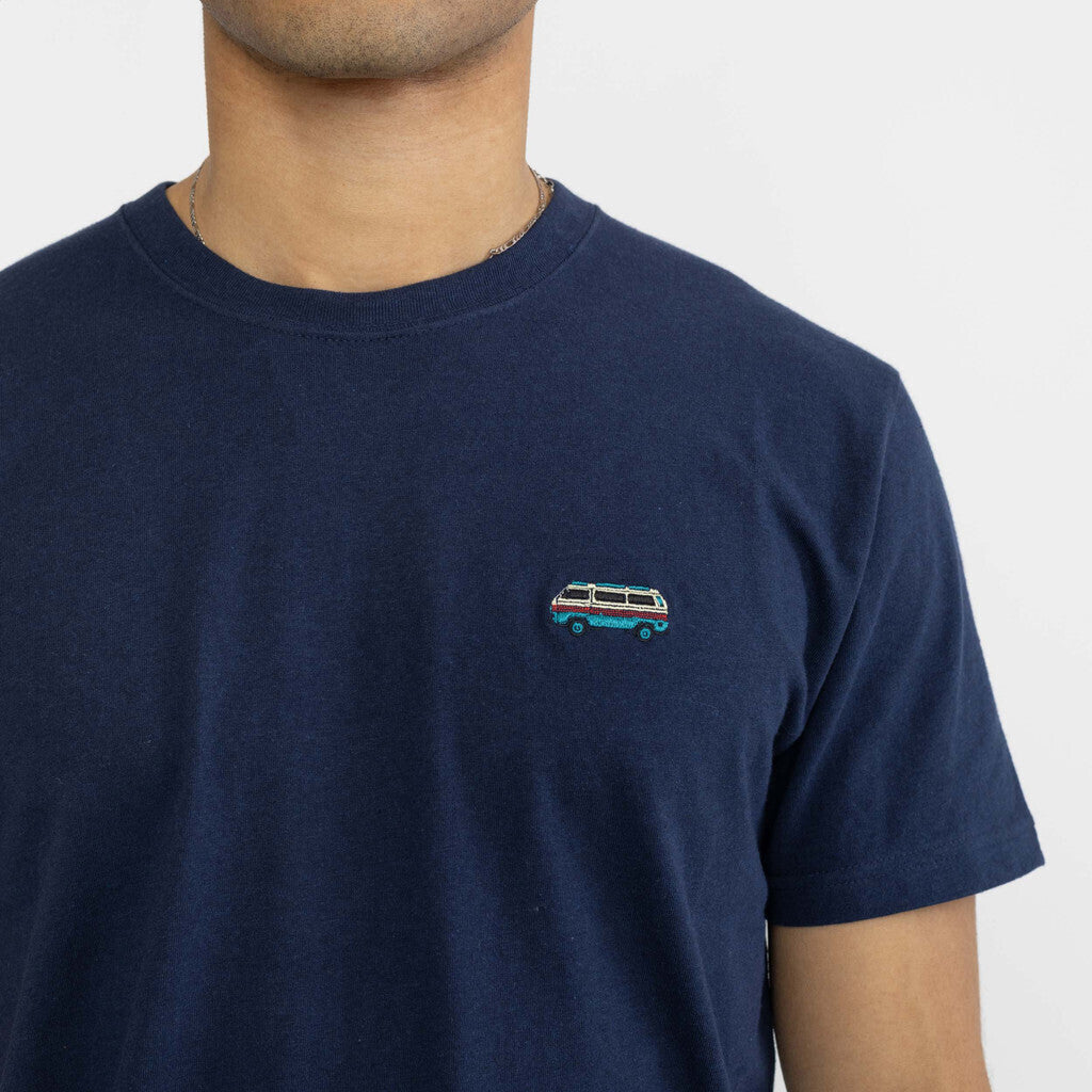 Revolution Regular T-shirt T-Shirts Navy-melange