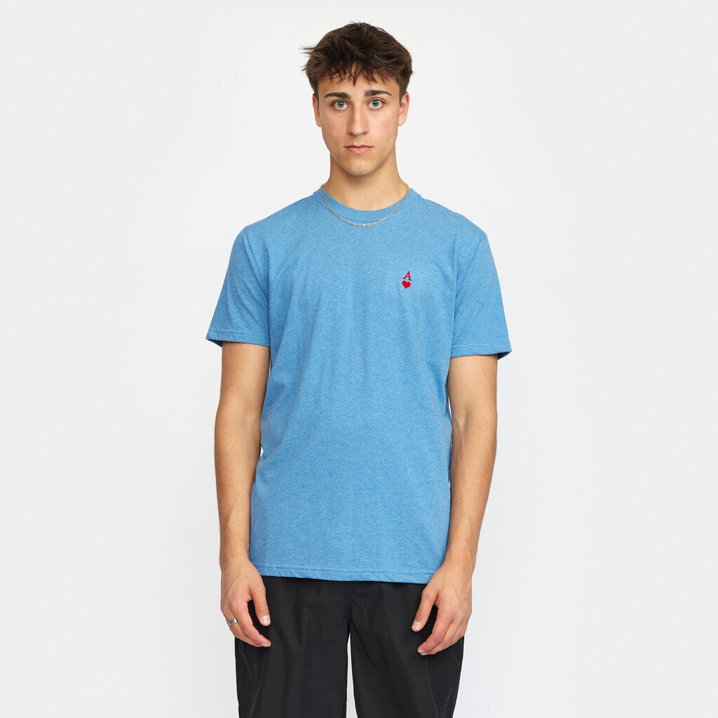 Revolution Regular T-shirt T-Shirts Blue-melange