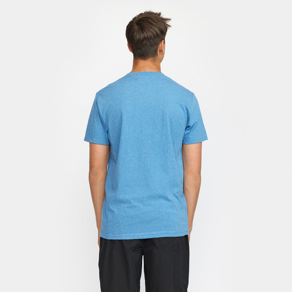 Revolution Regular T-shirt T-Shirts Blue-melange