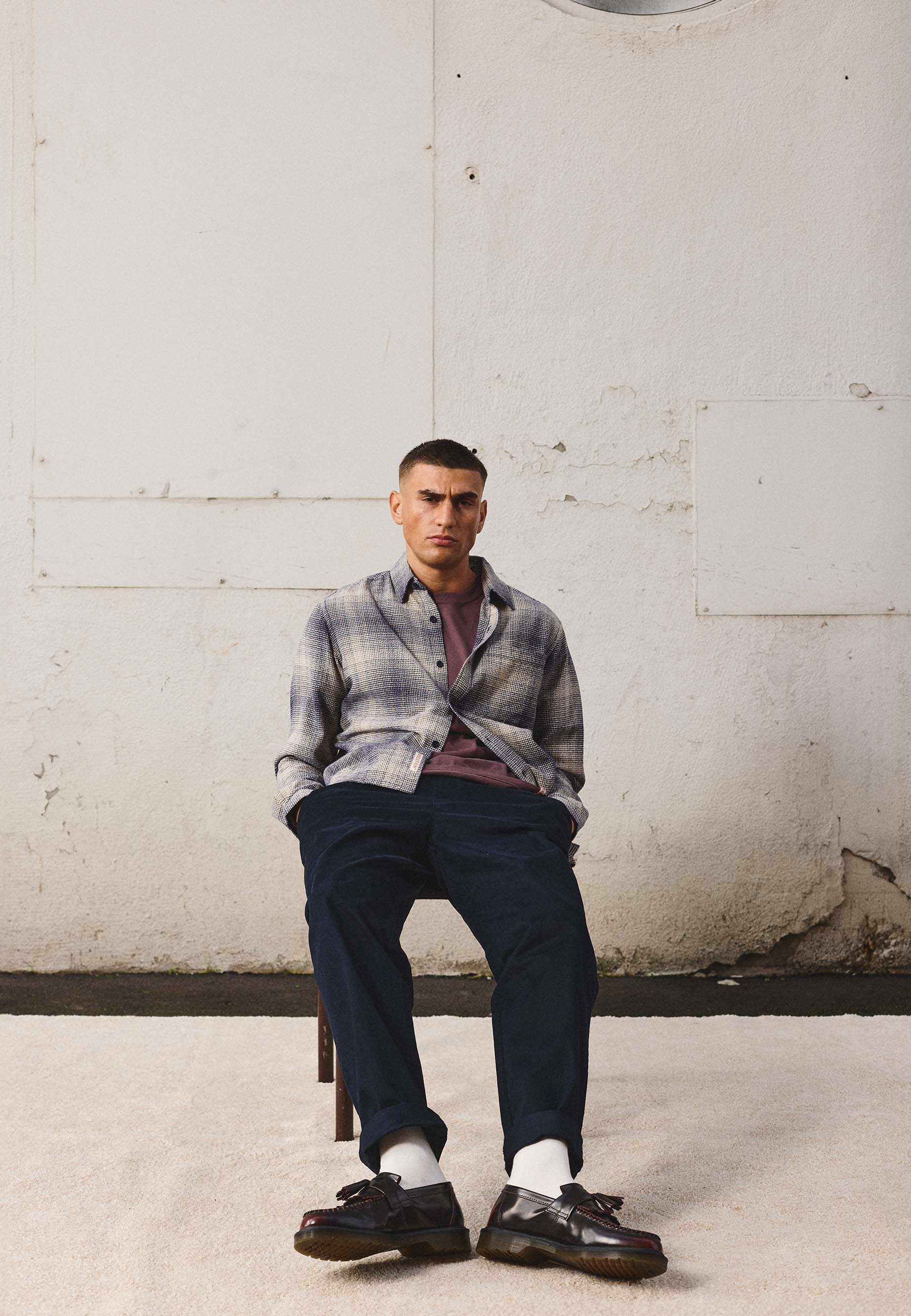 Revolution Shirt Long-sleeve Shirts Navy