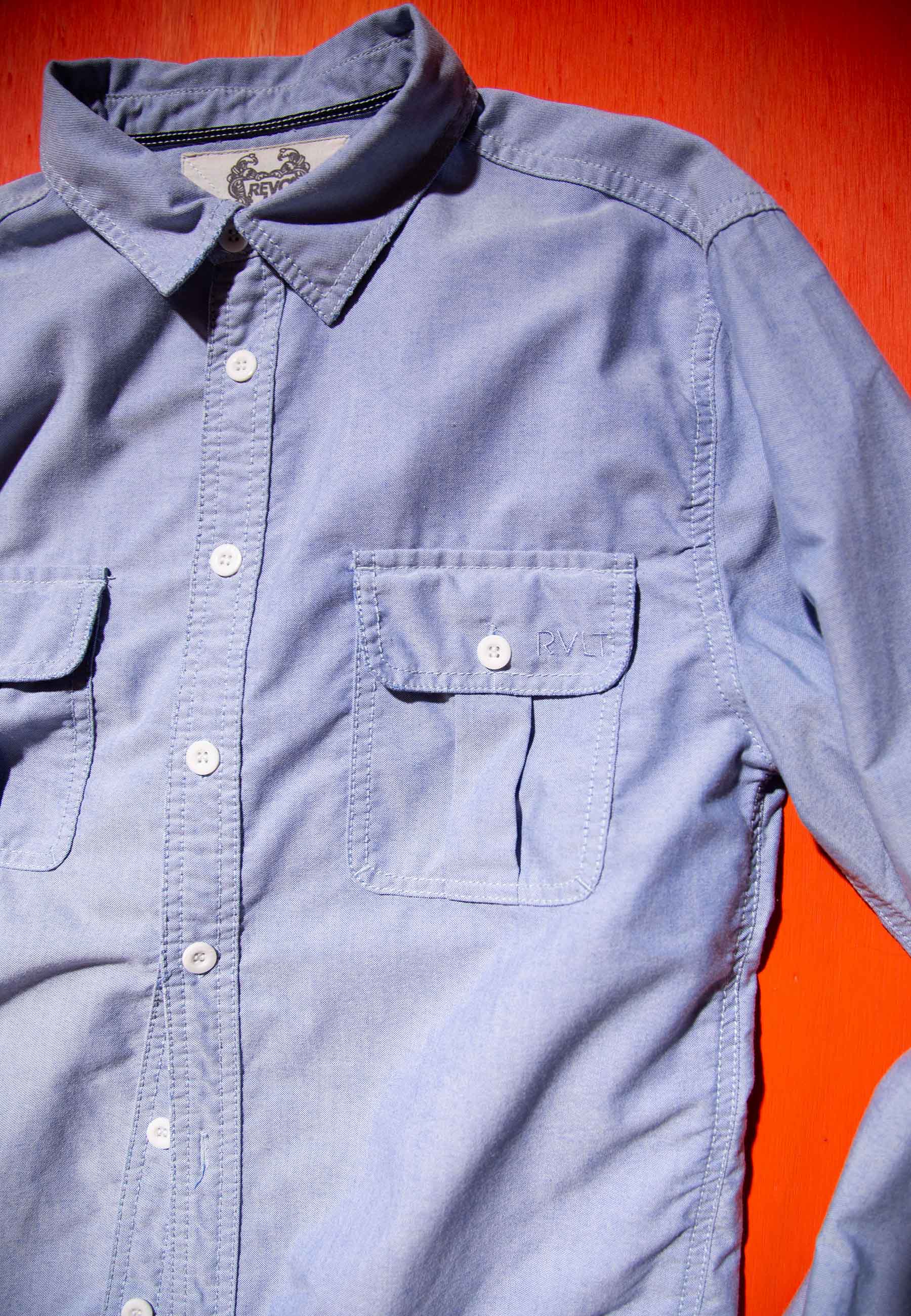 Revolution Shirt Vintaged Lightblue