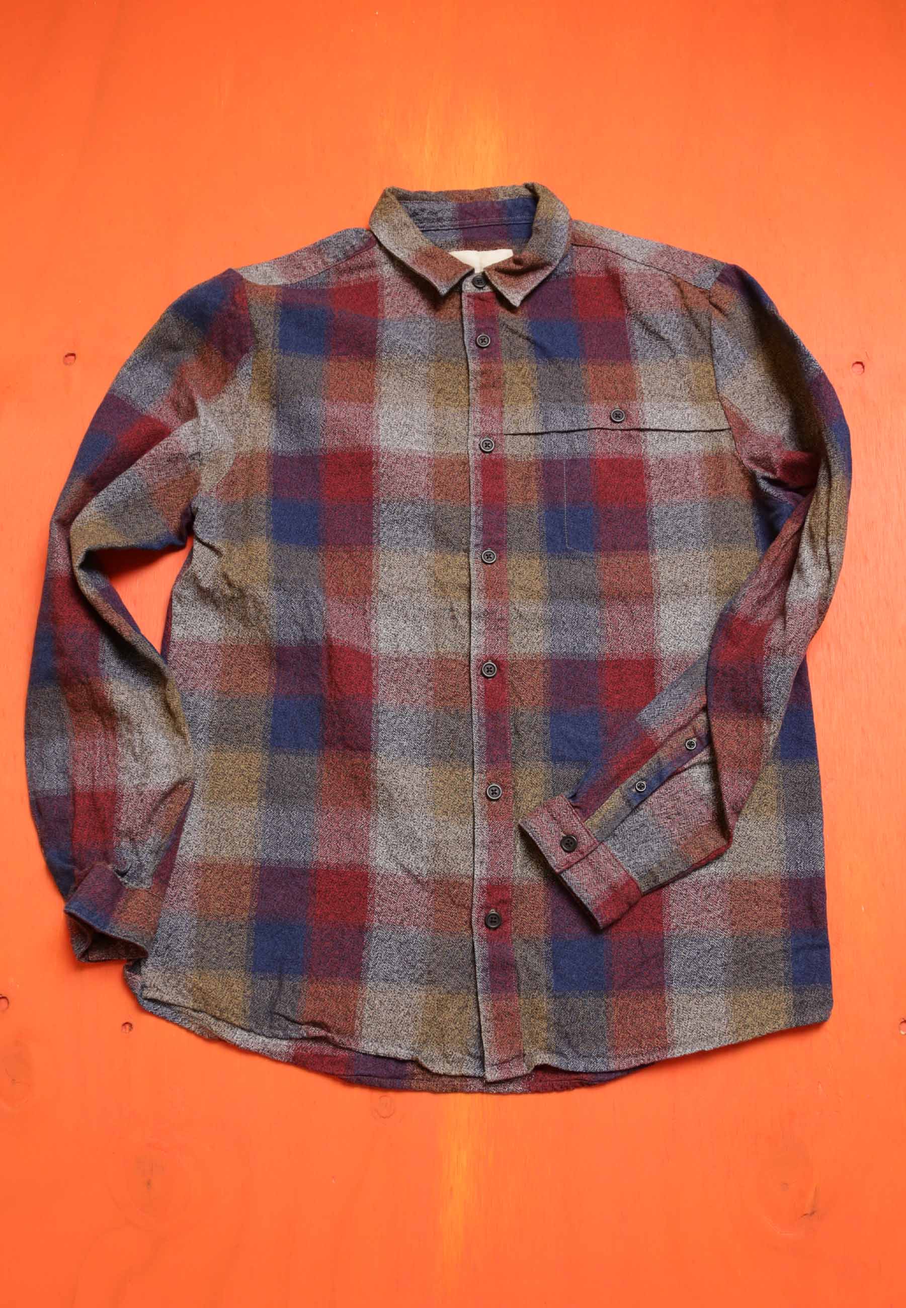Revolution Shirt Check Vintaged Red