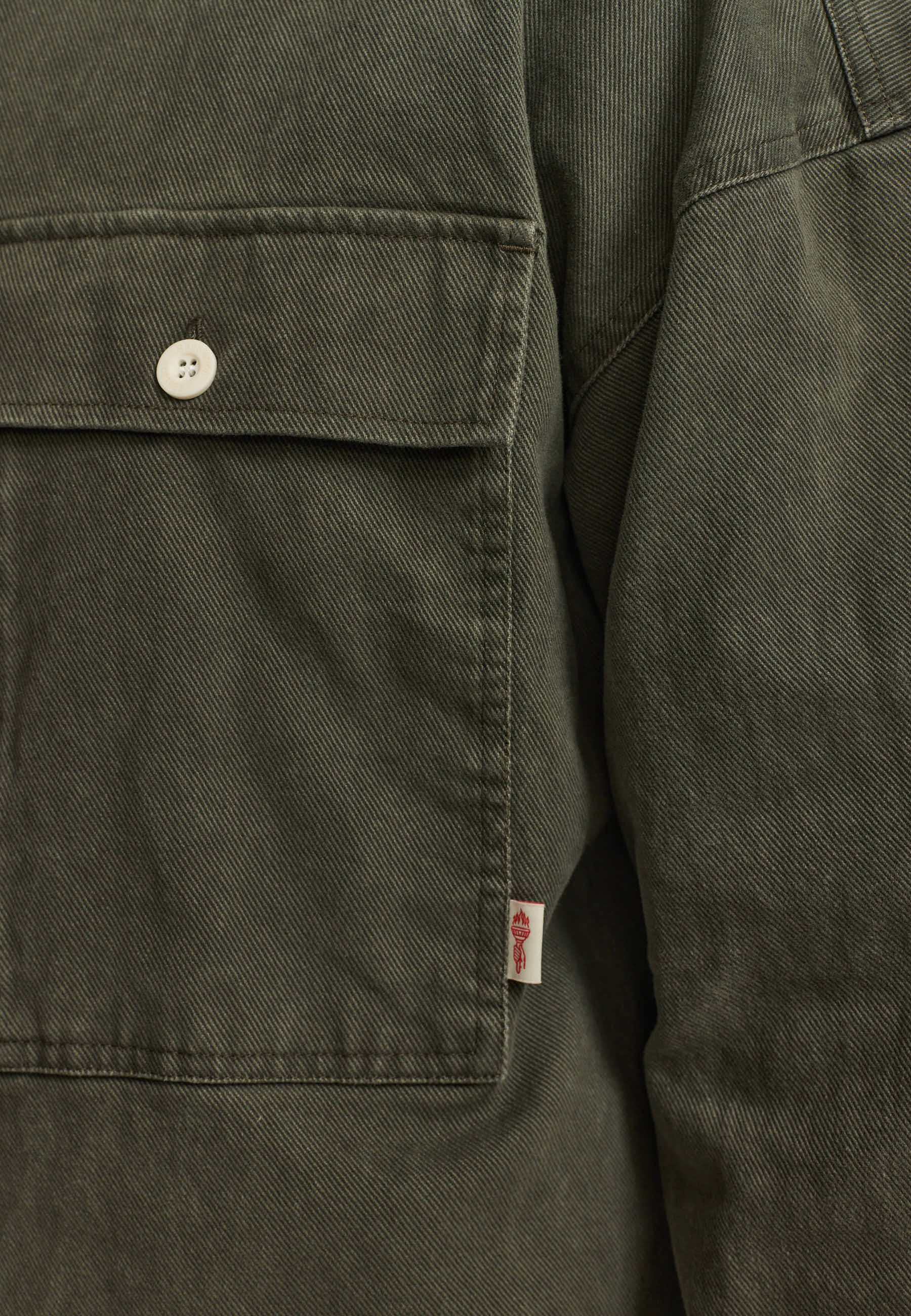 Revolution Shirt With Pocket Long-sleeve Shirts Darkgrey