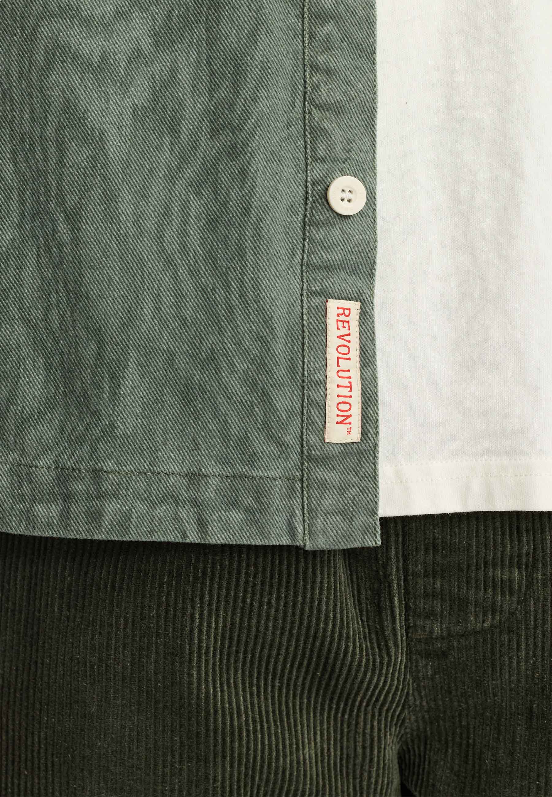 Revolution Shirt With Pocket Long-sleeve Shirts Green