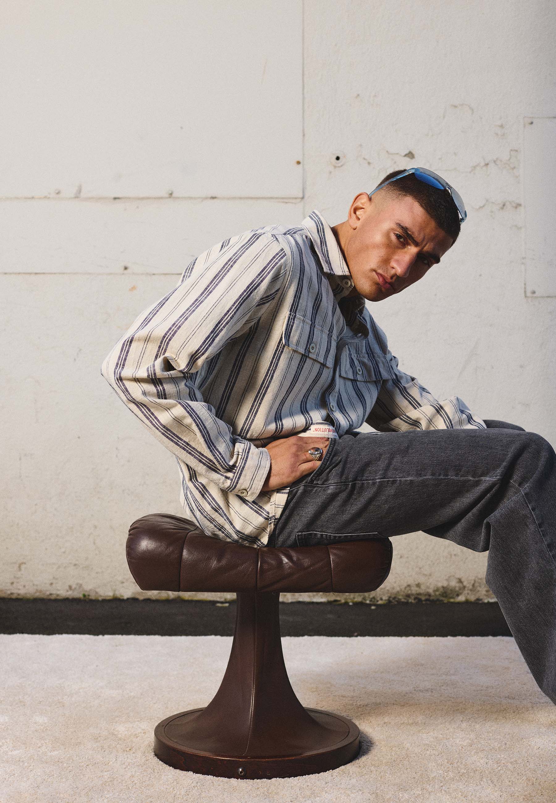 Revolution Shirt With Pocket Long-sleeve Shirts Offwhite