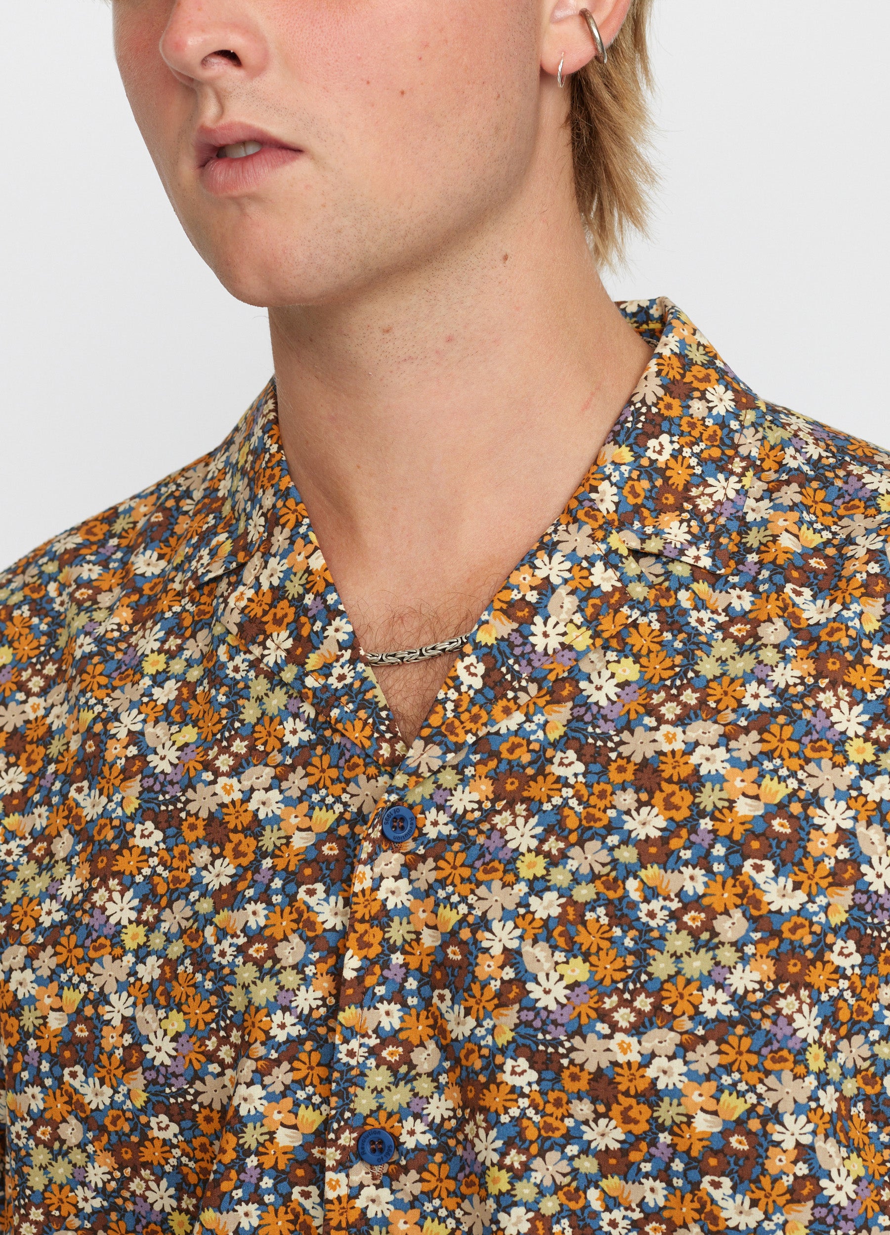 Revolution Short-sleeved Cuban Shirt Short-sleeve shirts Orange