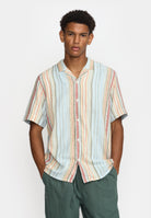 Revolution Short-sleeved Cuban Shirt Short-sleeve shirts Lightblue