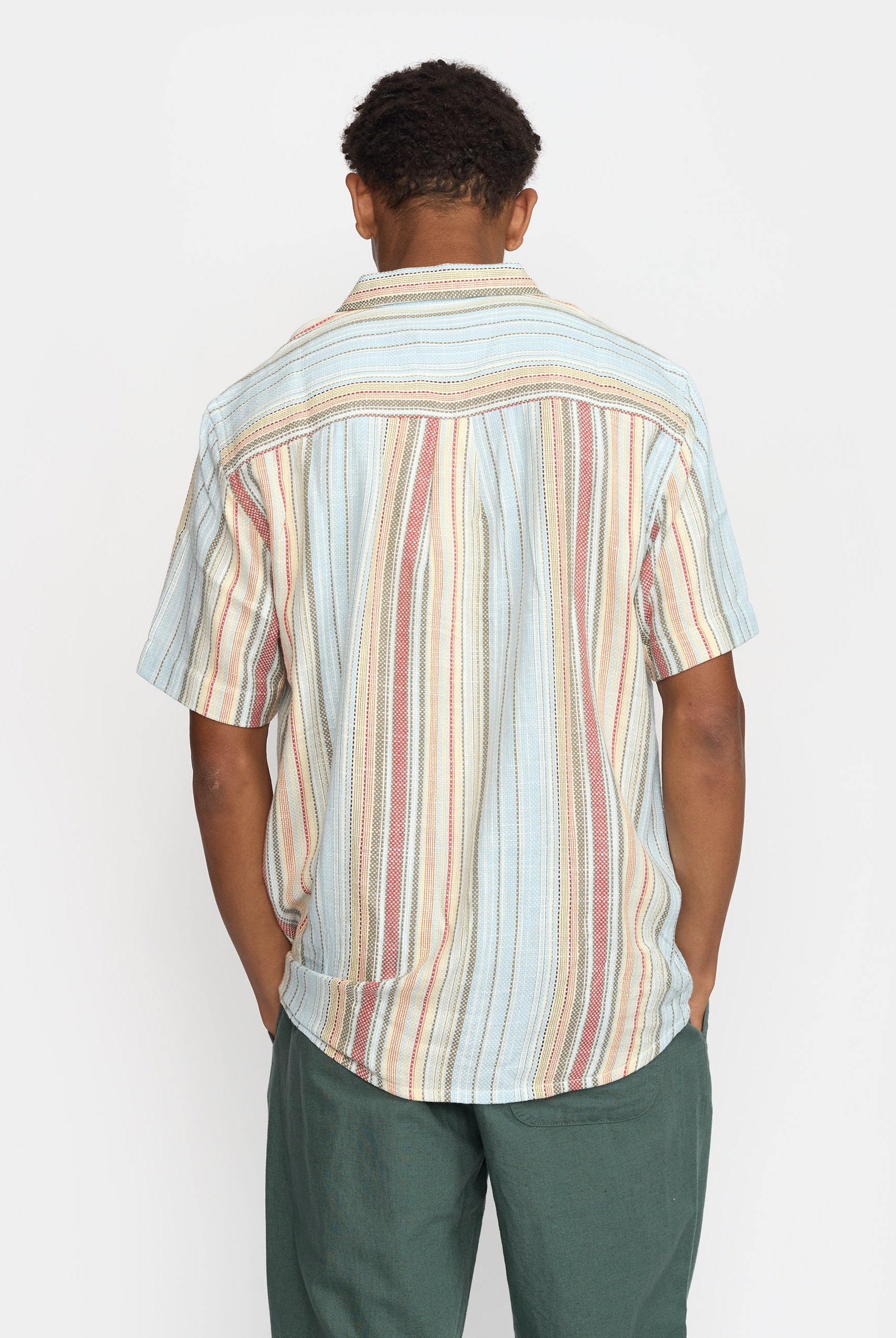 Revolution Short-sleeved Cuban Shirt Short-sleeve shirts Lightblue
