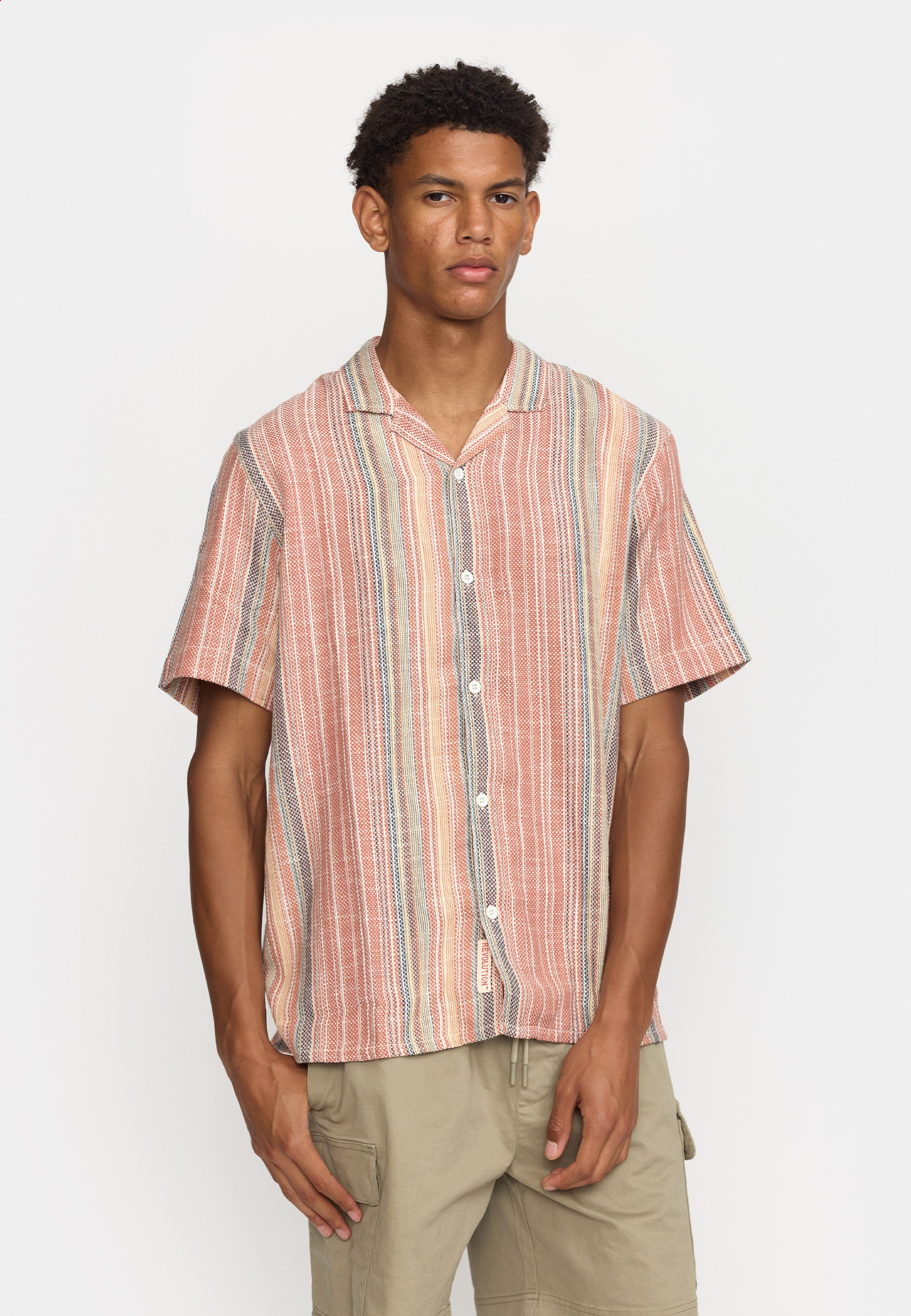 Revolution Short-sleeved Cuban Shirt Short-sleeve shirts Red