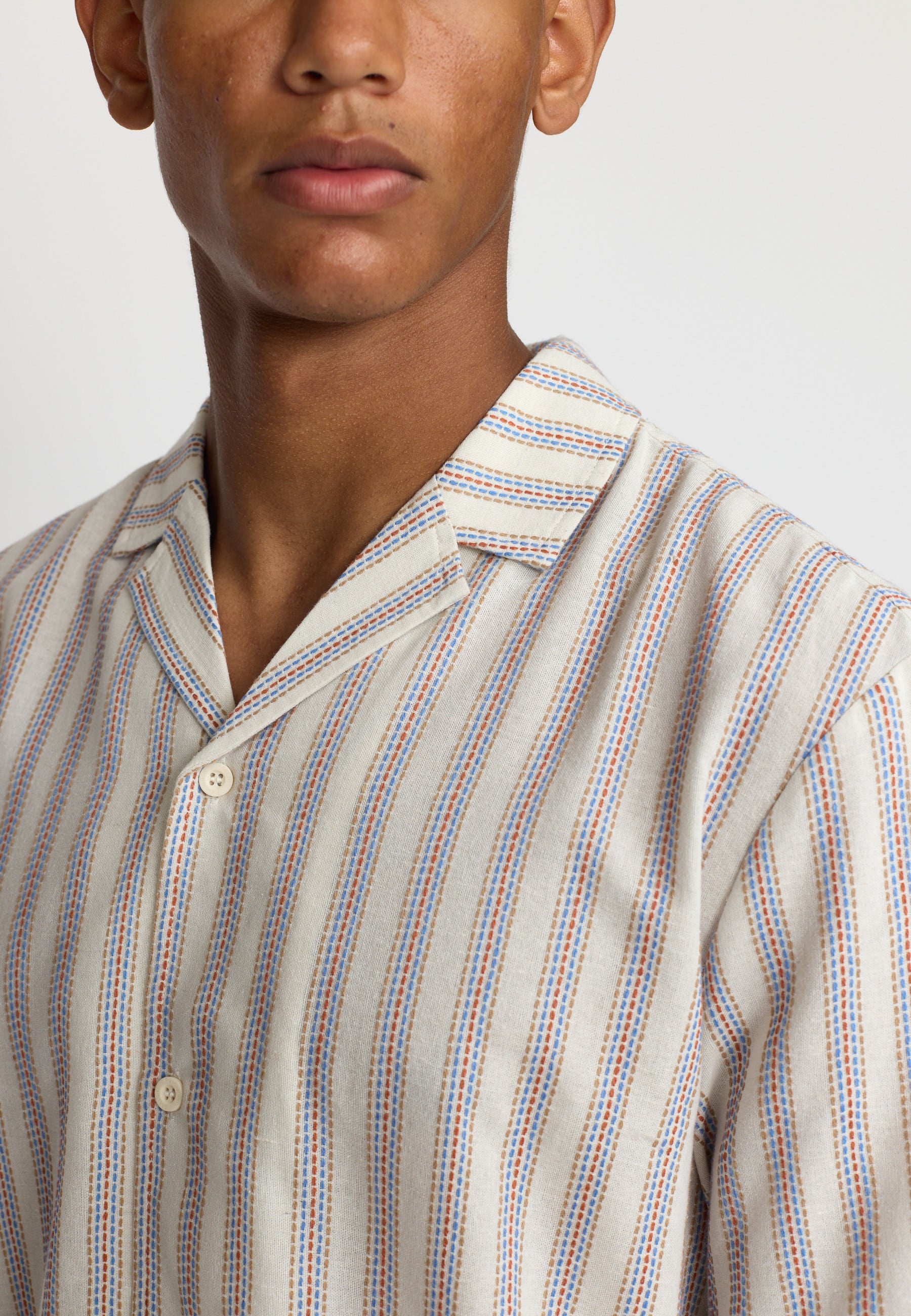 Revolution Short-sleeved Cuban Shirt Short-sleeve shirts Blue