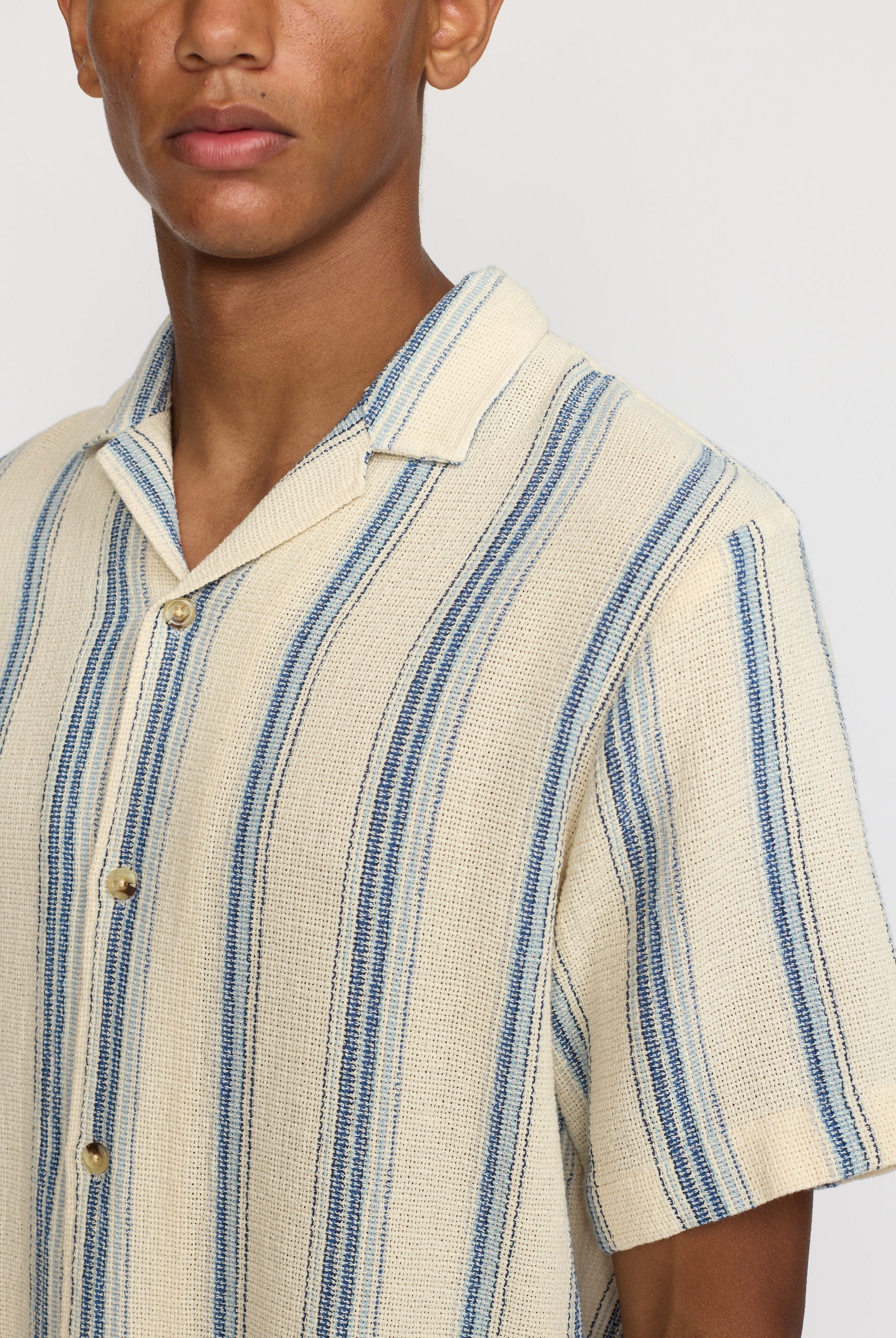 Revolution Short-sleeved Cuban Shirt Short-sleeve shirts Blue