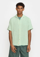 Revolution Short-sleeved Cuban Shirt Short-sleeve shirts Green