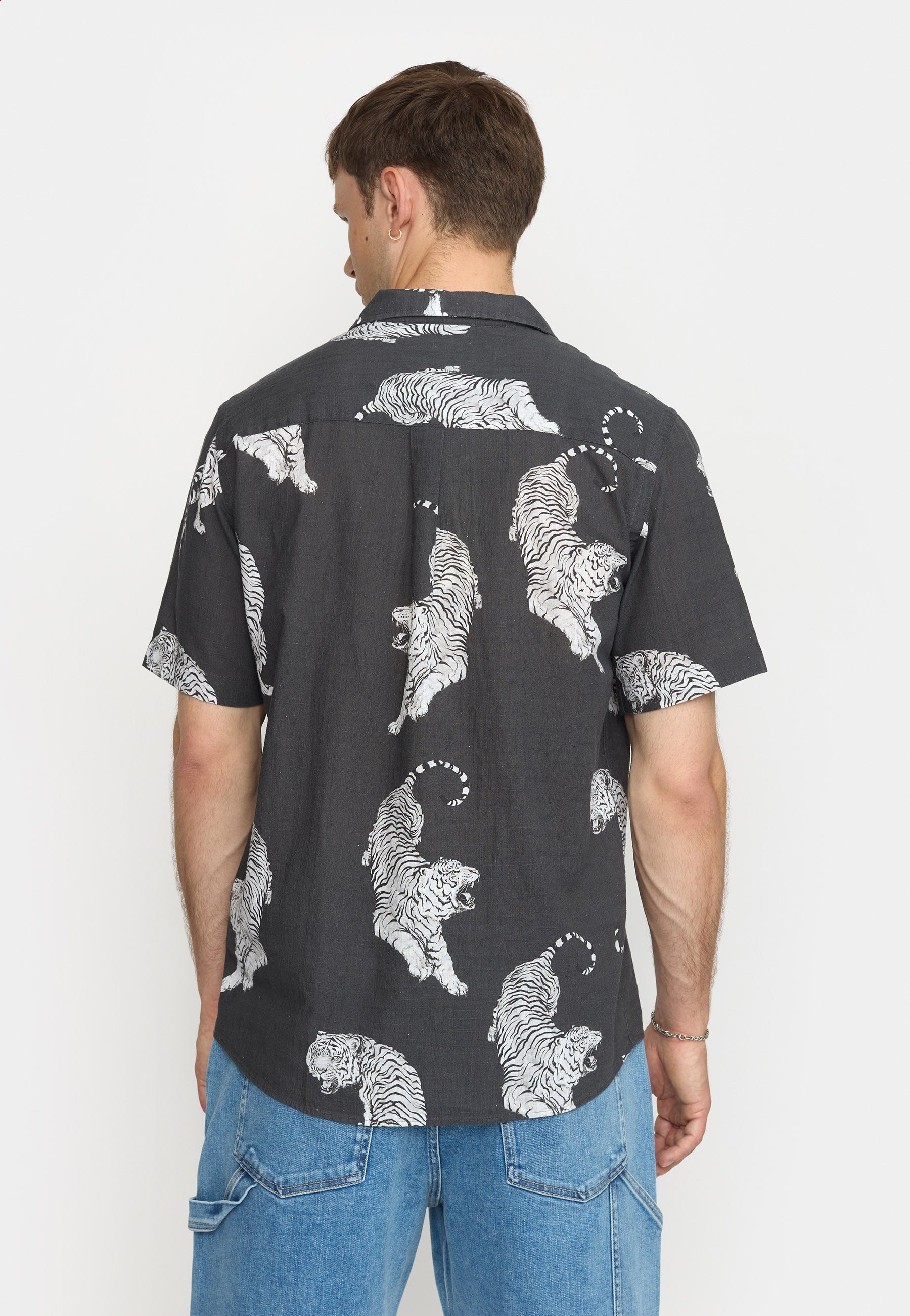 Revolution Short-sleeved Cuban Shirt Short-sleeve shirts Black