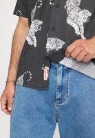 Revolution Short-sleeved Cuban Shirt Short-sleeve shirts Black