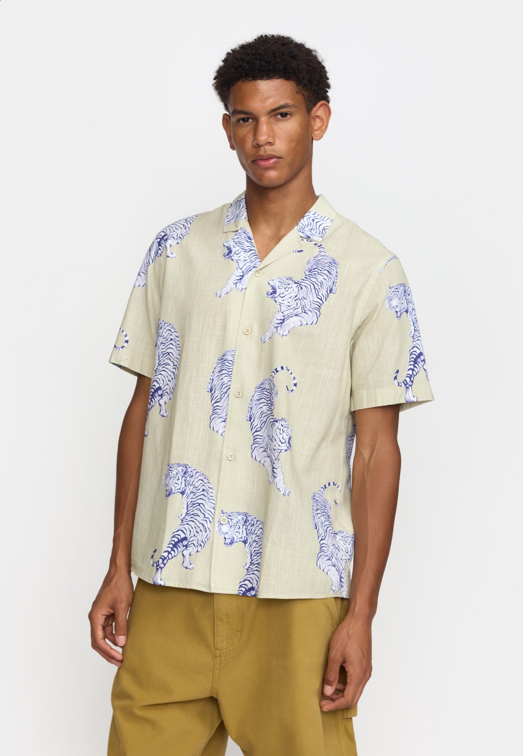 Revolution Short-sleeved Cuban Shirt Short-sleeve shirts Offwhite