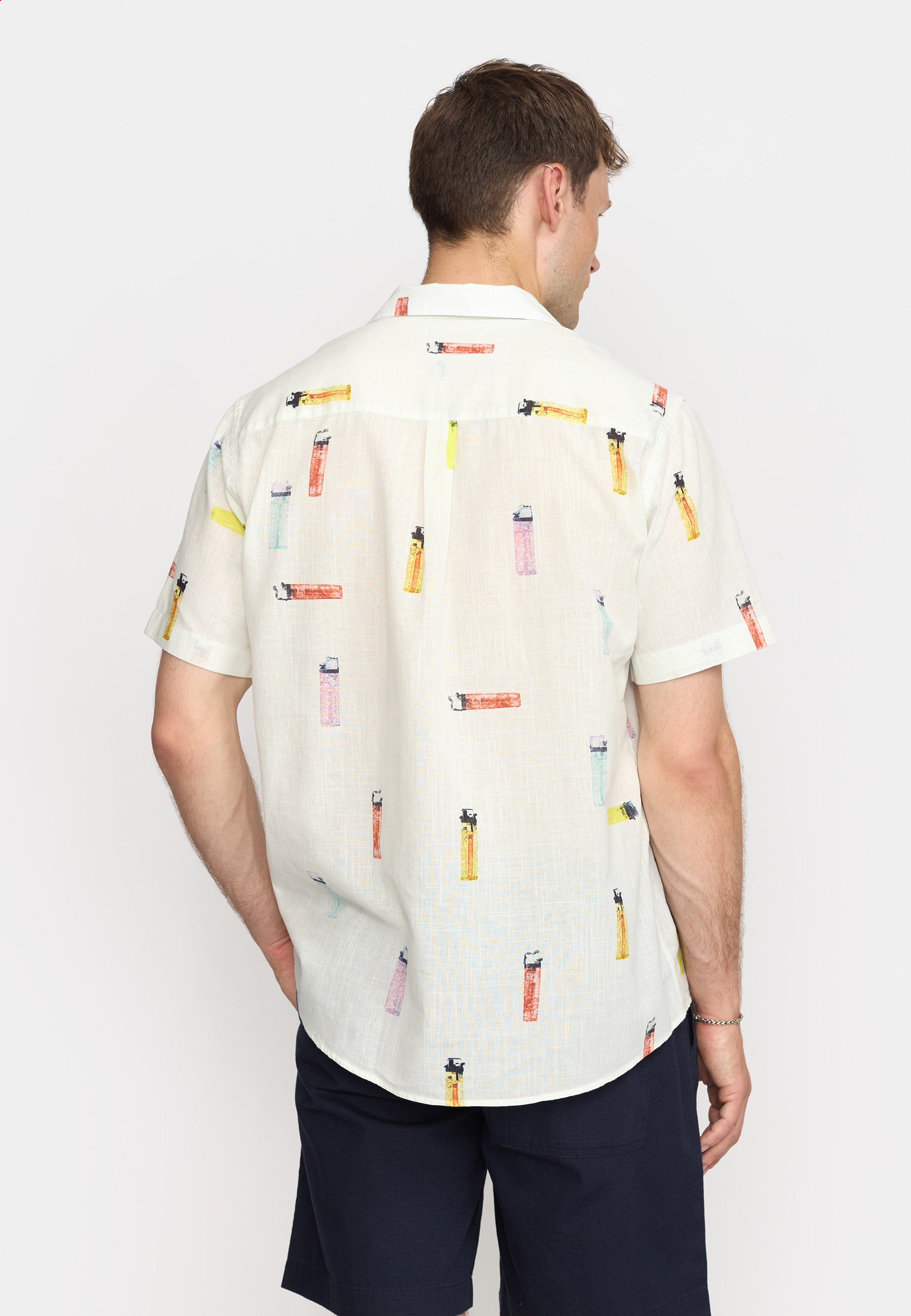 Revolution Short-sleeved Cuban Shirt Short-sleeve shirts Offwhite