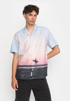 Revolution Short-sleeved Cuban Shirt Short-sleeve shirts Pink