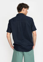 Revolution Short-sleeved Cuban Shirt Short-sleeve shirts Navy